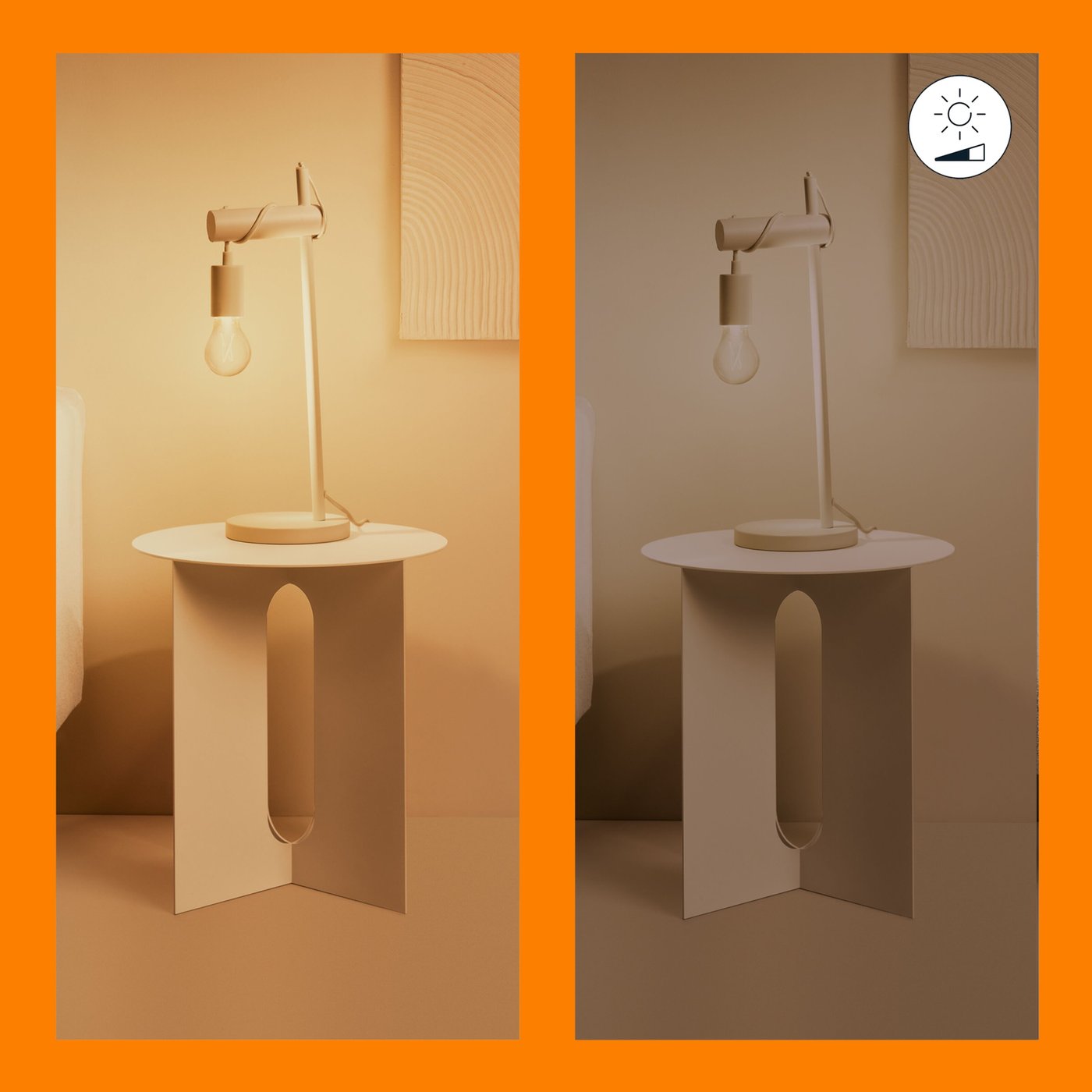 WiZ Amber Filament A60 Smart LED-lampa E27 640 lm