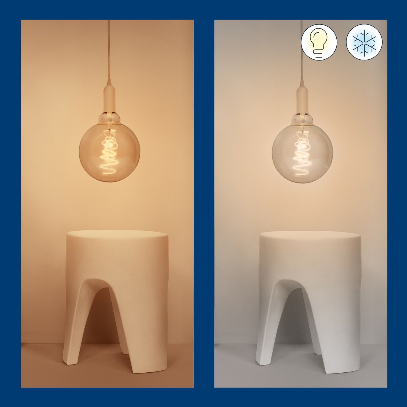 WiZ Amber Filament G200 Smart LED-lampa E27 390 lm