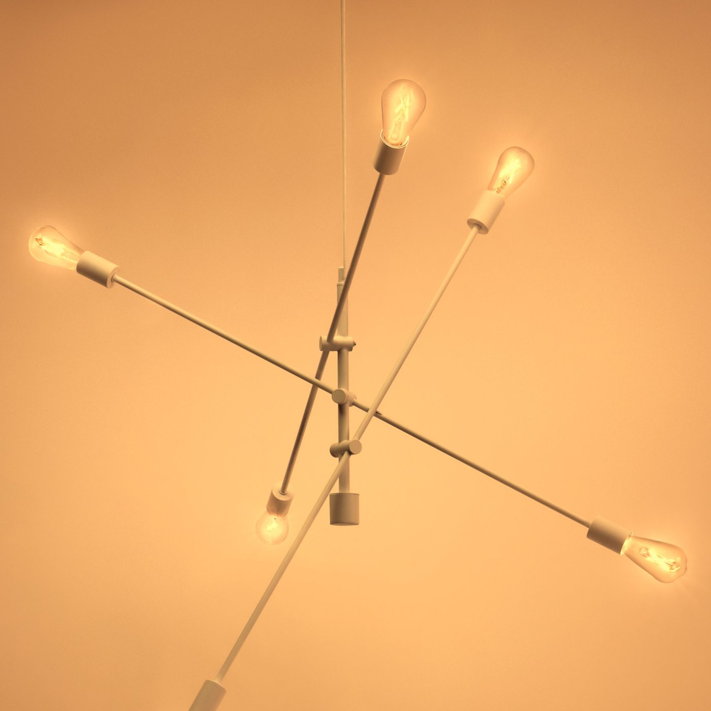 WiZ Amber Filament G200 Smart LED-lampa E27 390 lm