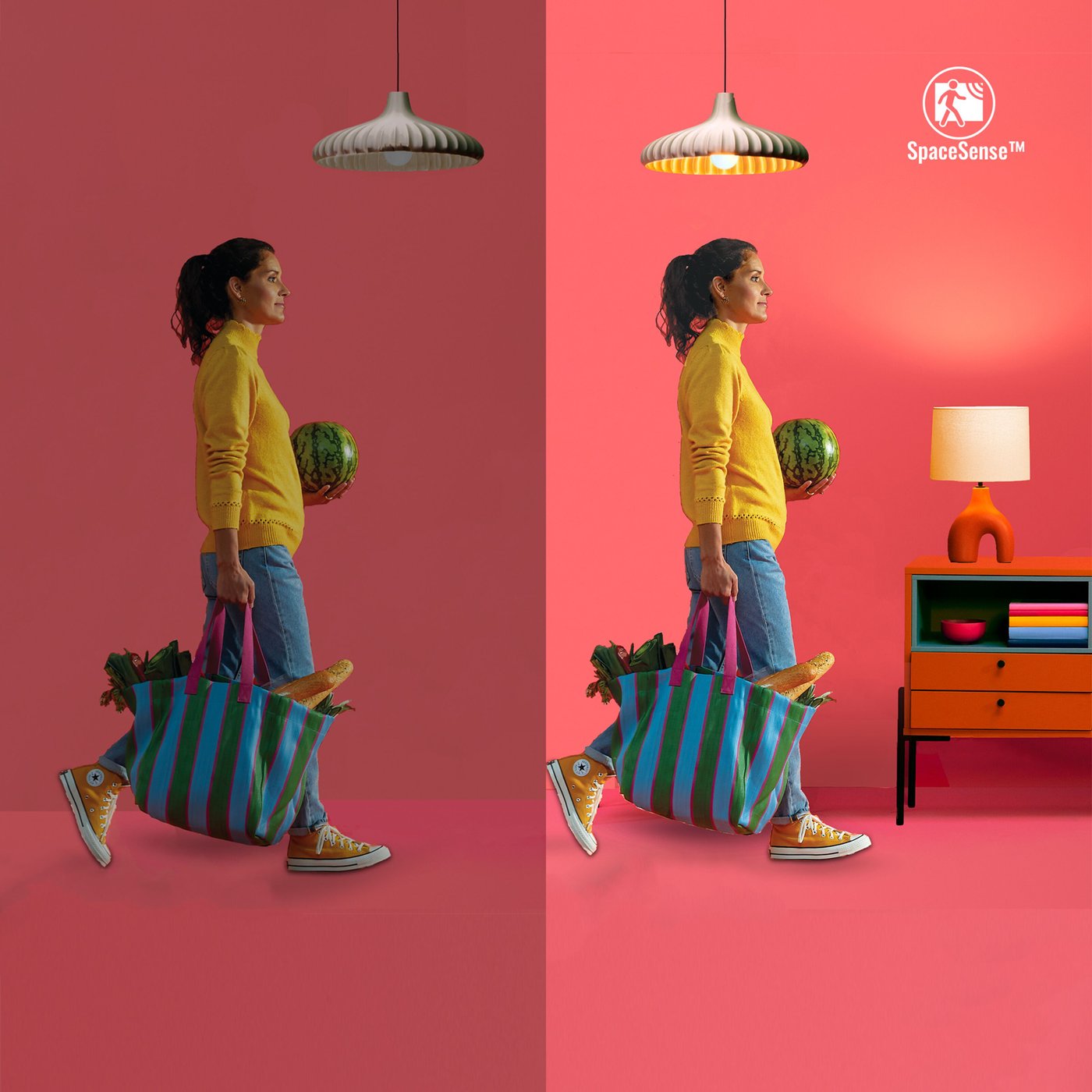 WiZ Amber Filament PS160 Smart LED-lampa E27 390 lm