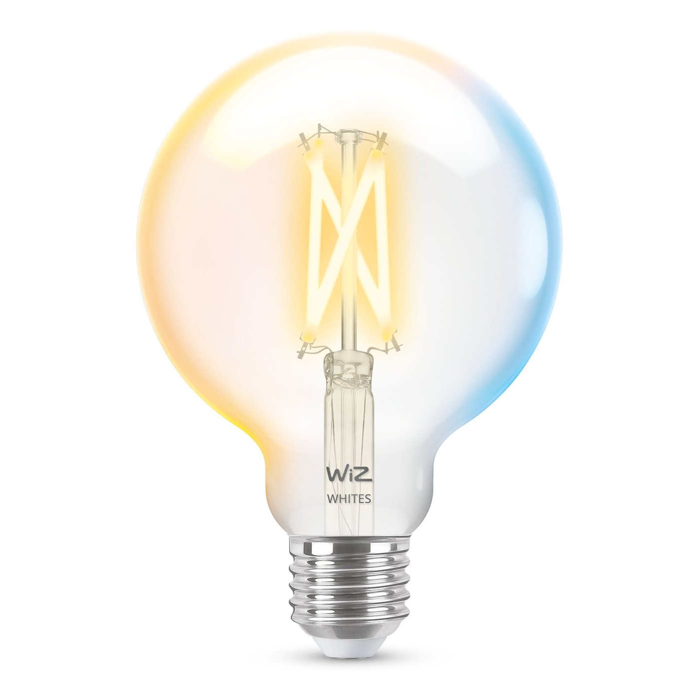 WiZ Clear Filament G95 Smart LED-lampa E27 806 lm