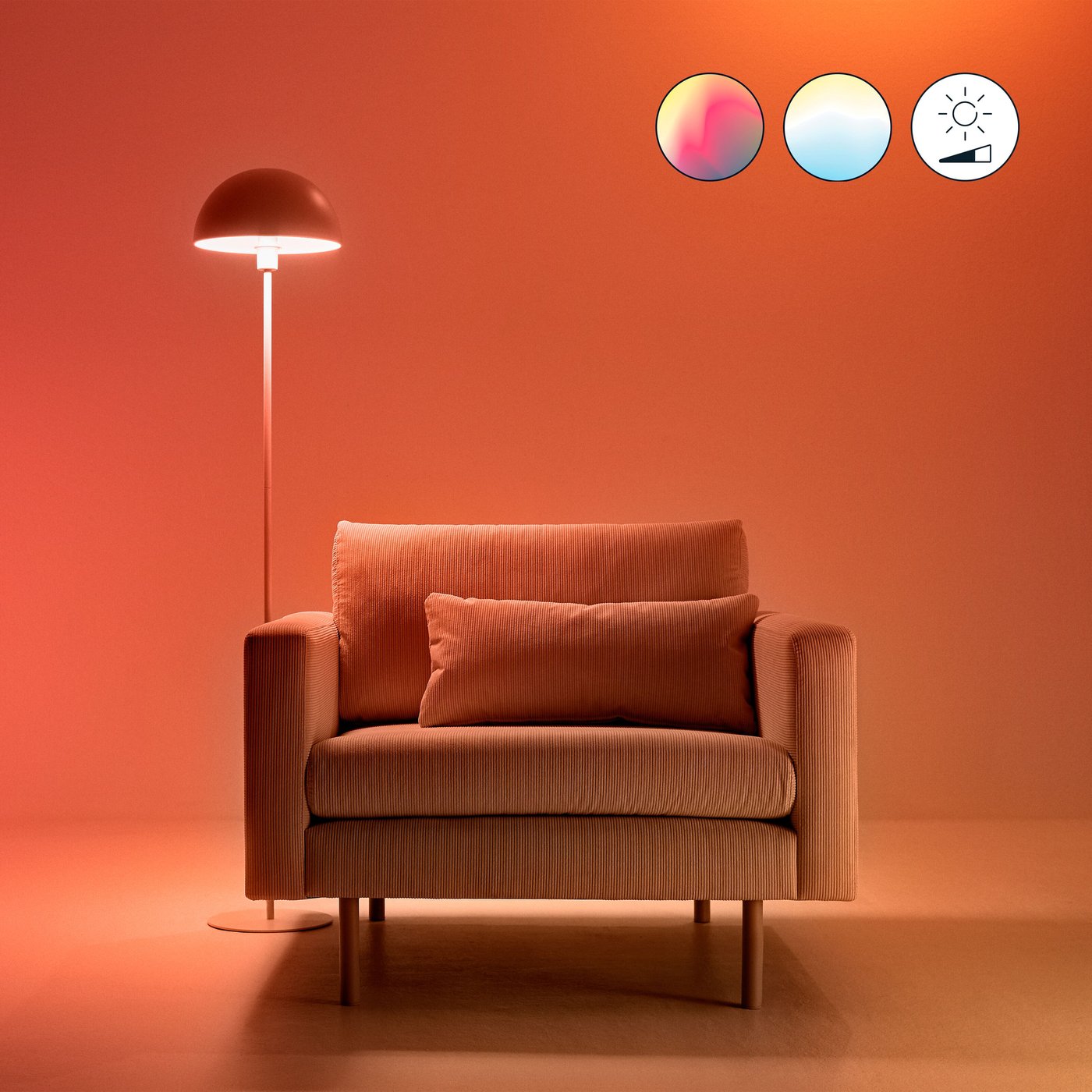 WiZ Color High Lumen A80 Smart LED-pære E27 2452 lm