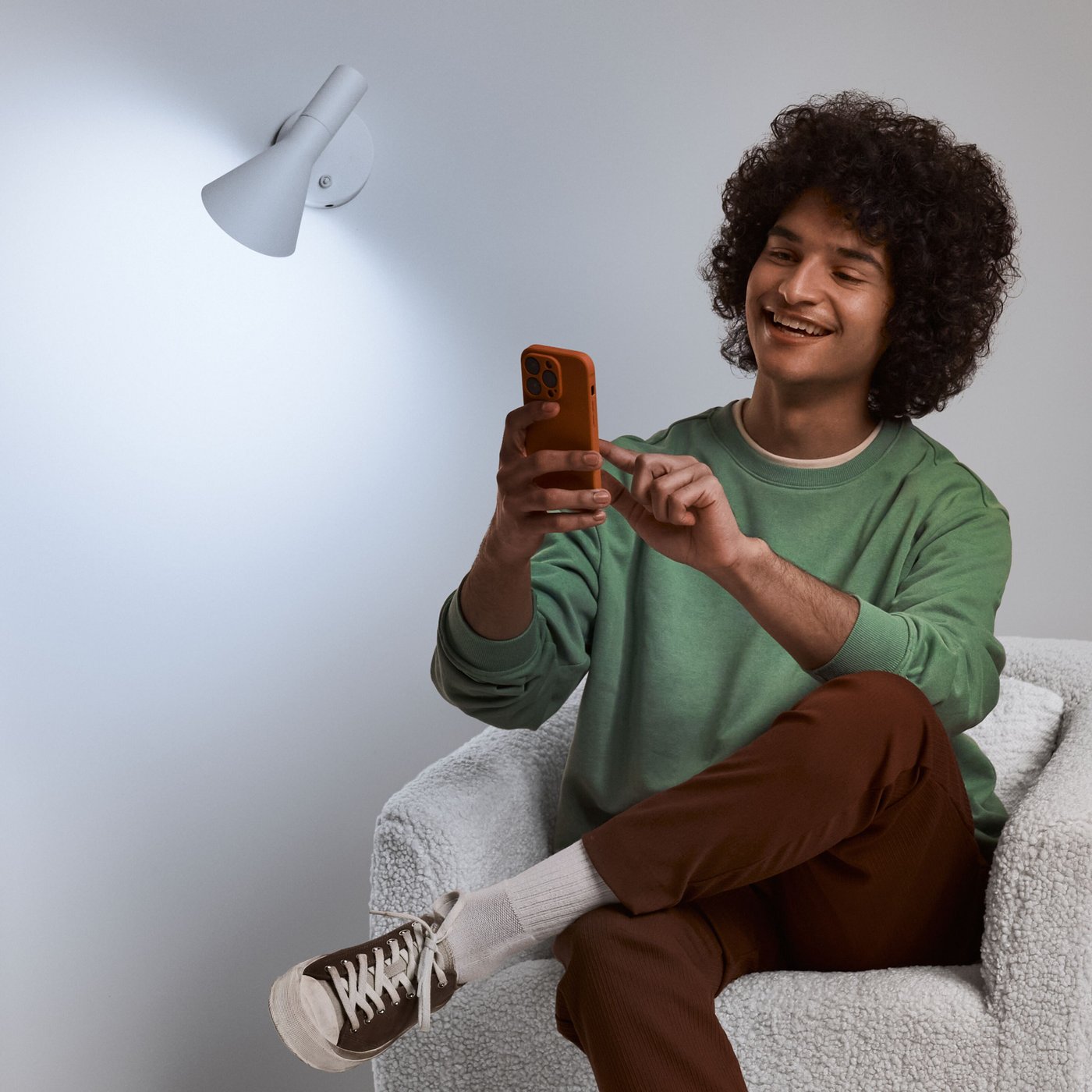 WiZ Varmvit C37 Smart LED-lampa E14 470 lm