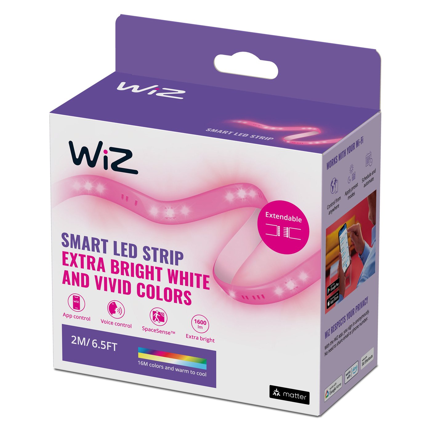 WiZ LED Strip LED-list Startpaket 2 meter