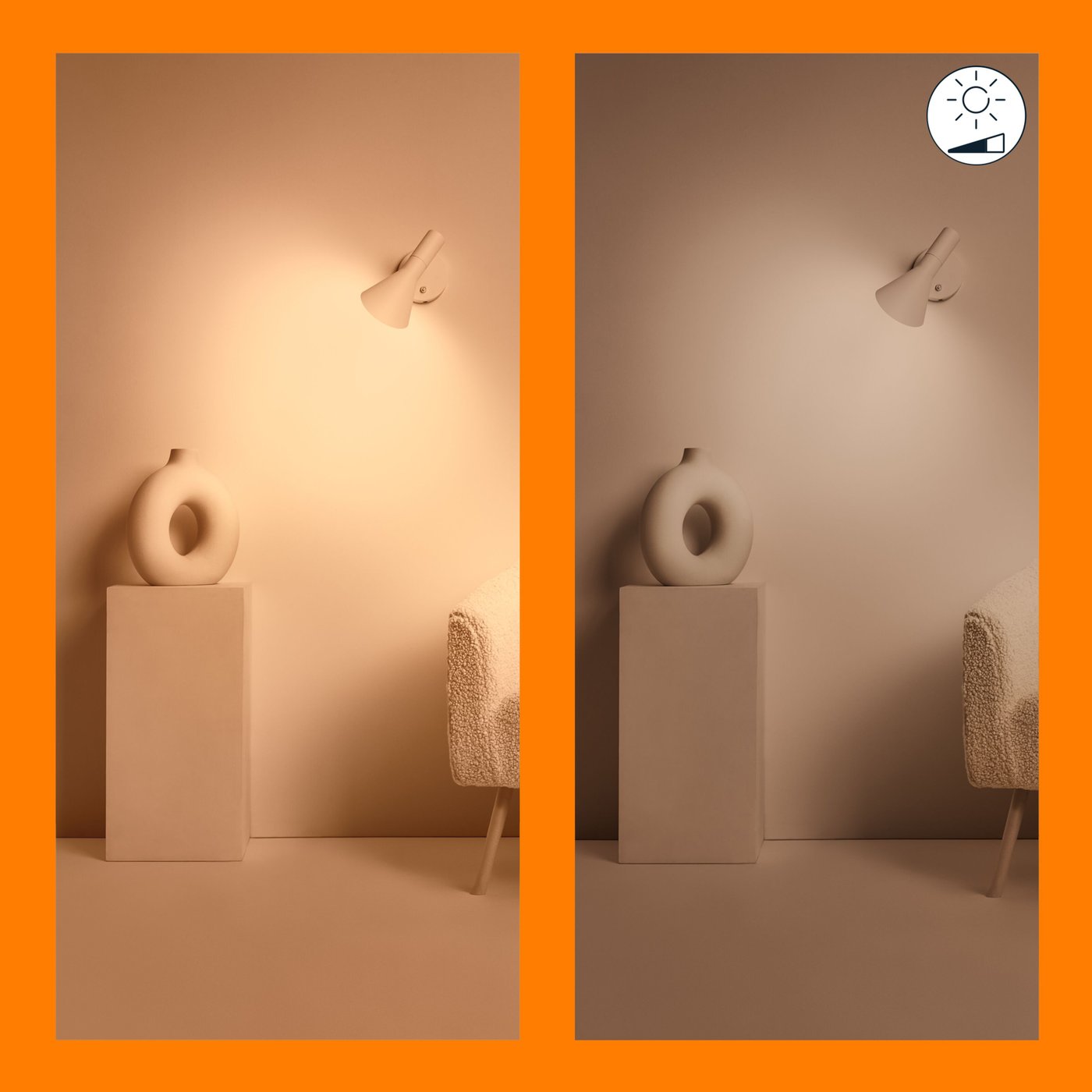 WiZ C37 Smart LED-pære E14 470 lm 2-pk.