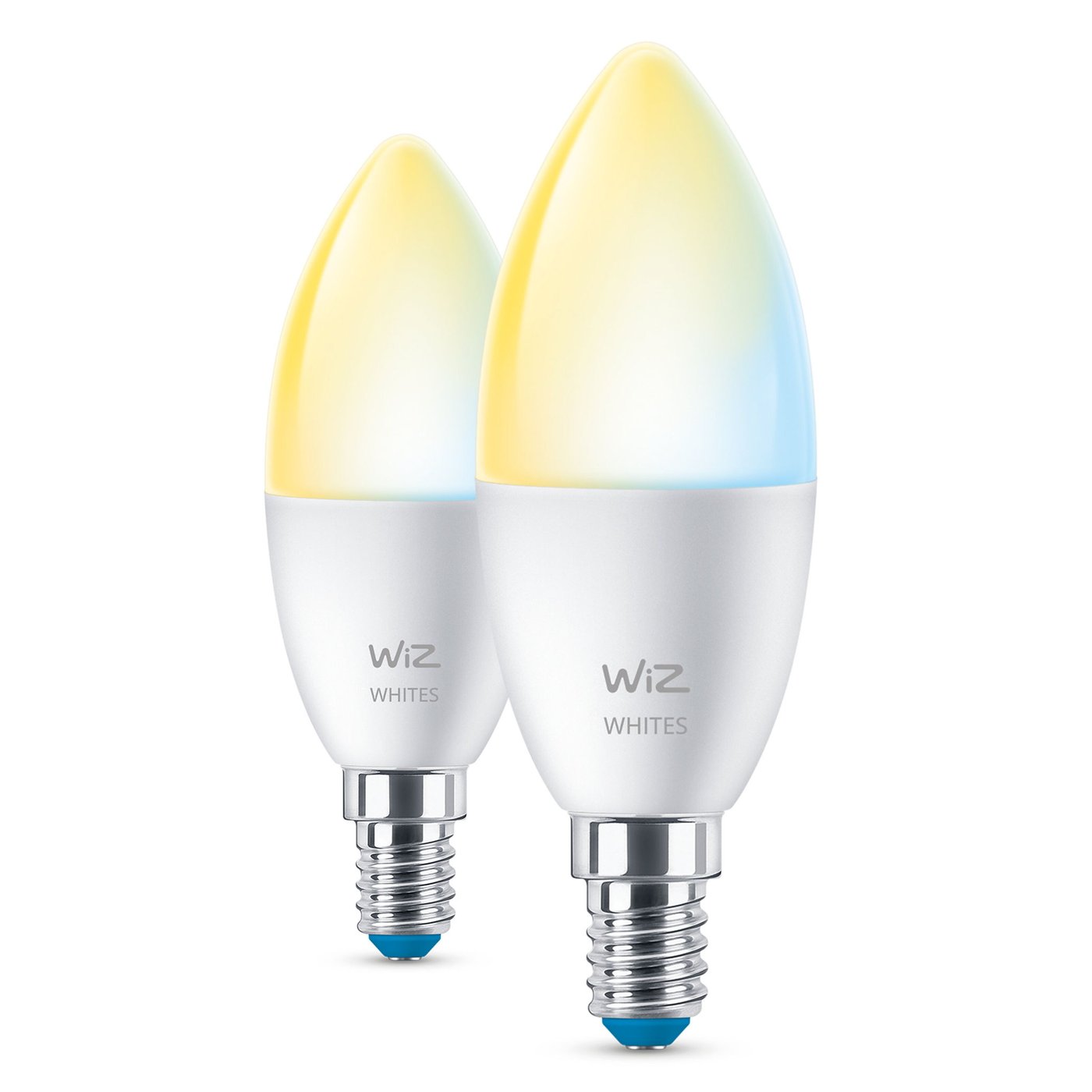 WiZ C37 Smart LED-pære E14 470 lm 2-pk.