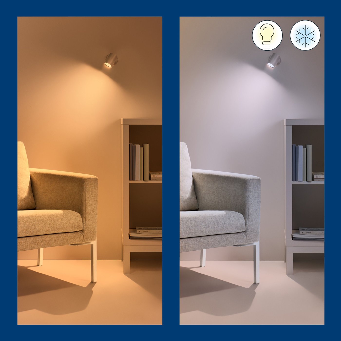 WiZ GU10 Smart LED-lampa 345 lm 2-pack