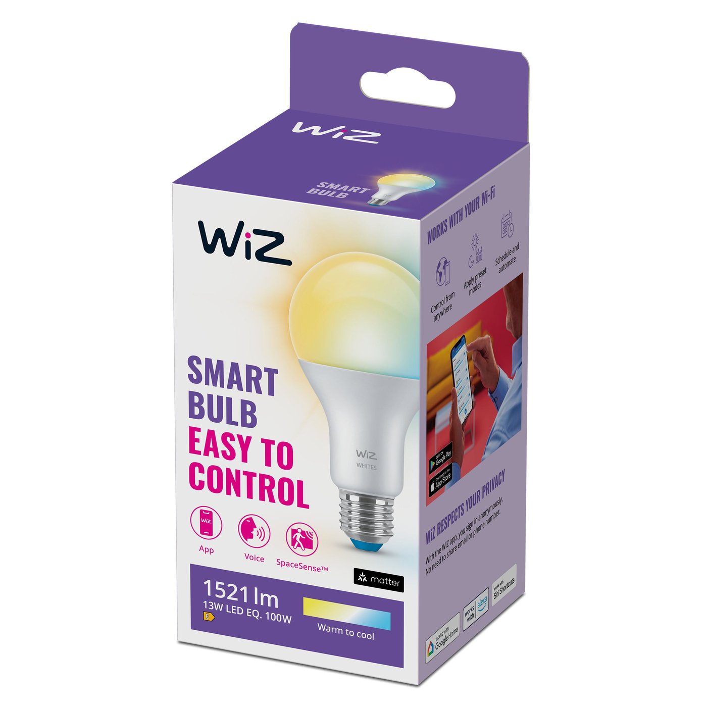 WiZ A67 Smart LED-lampa E27 1521 lm