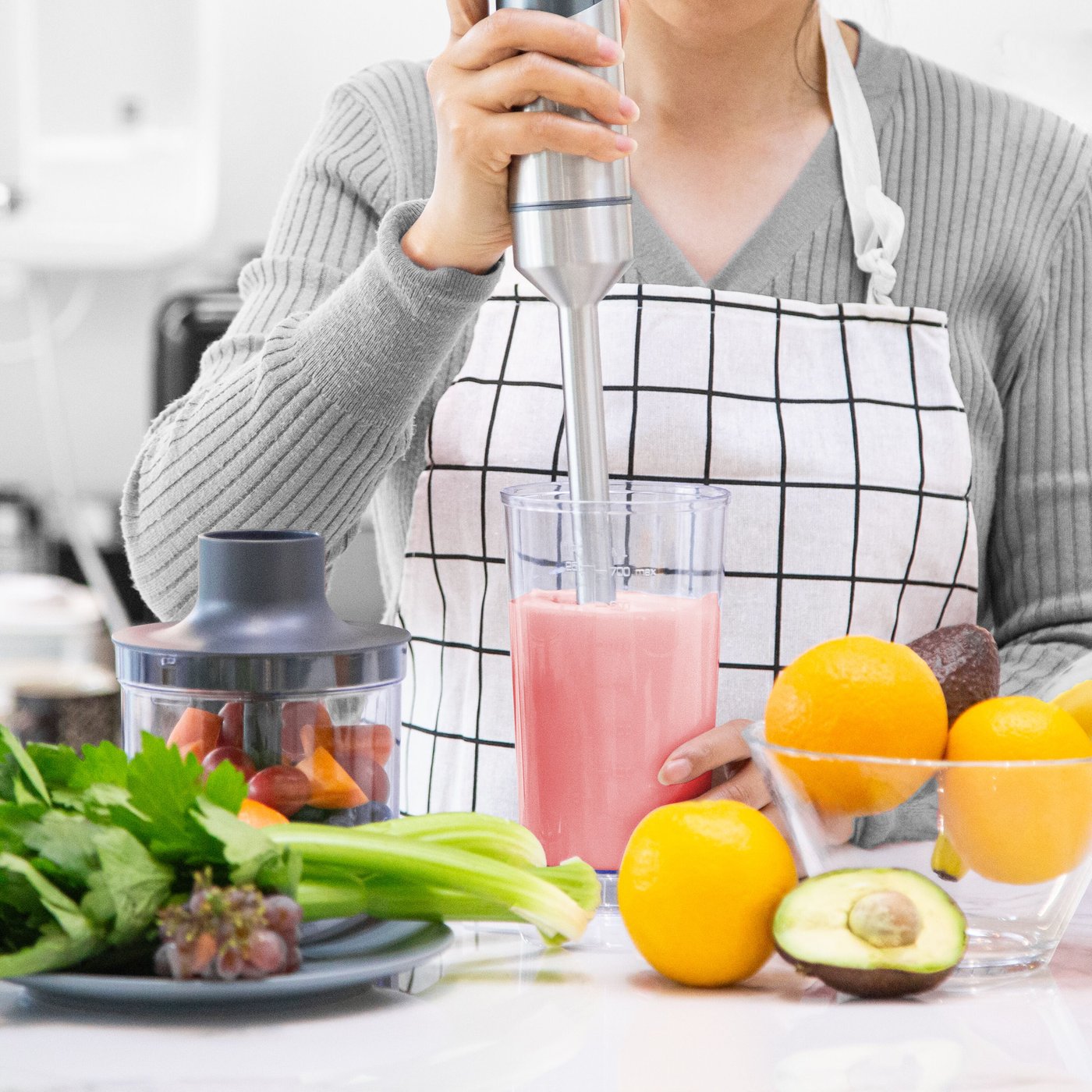 Ledningsfri stavmikser