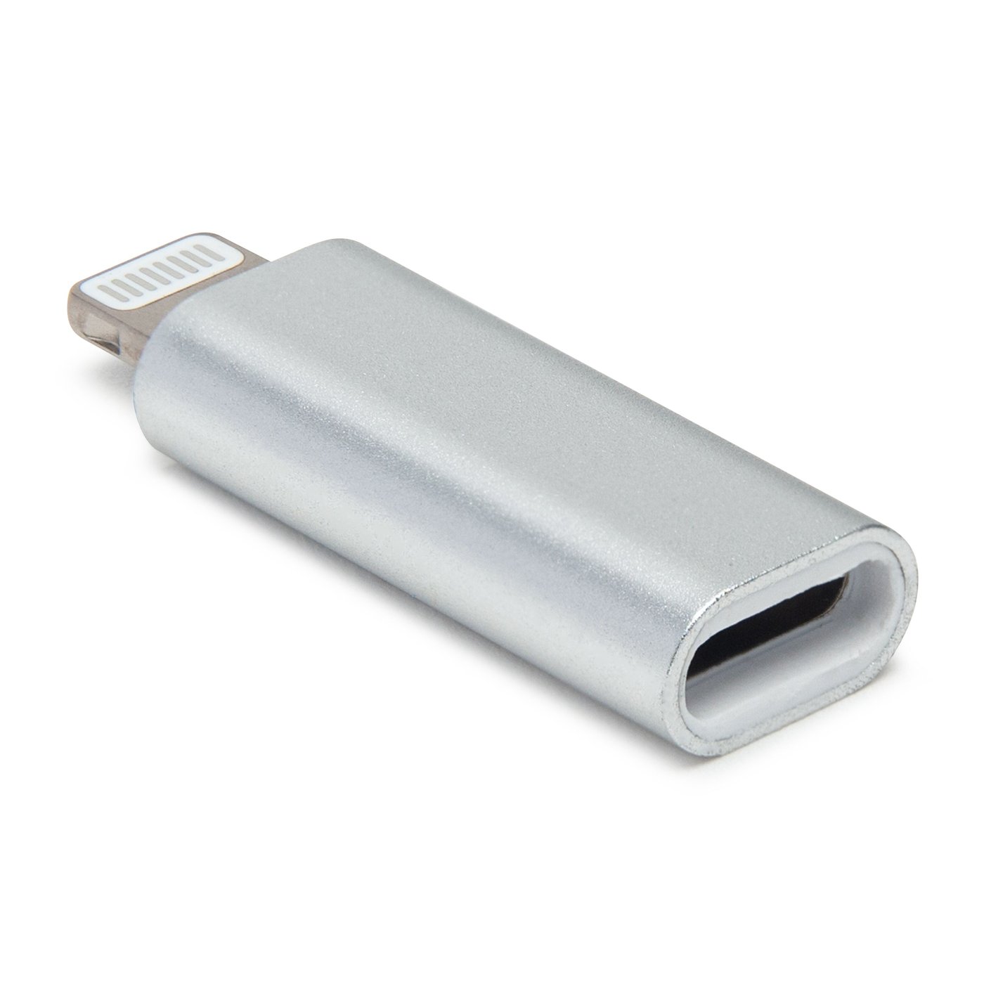 Linocell USB-C til Lightning-adapter Sølv