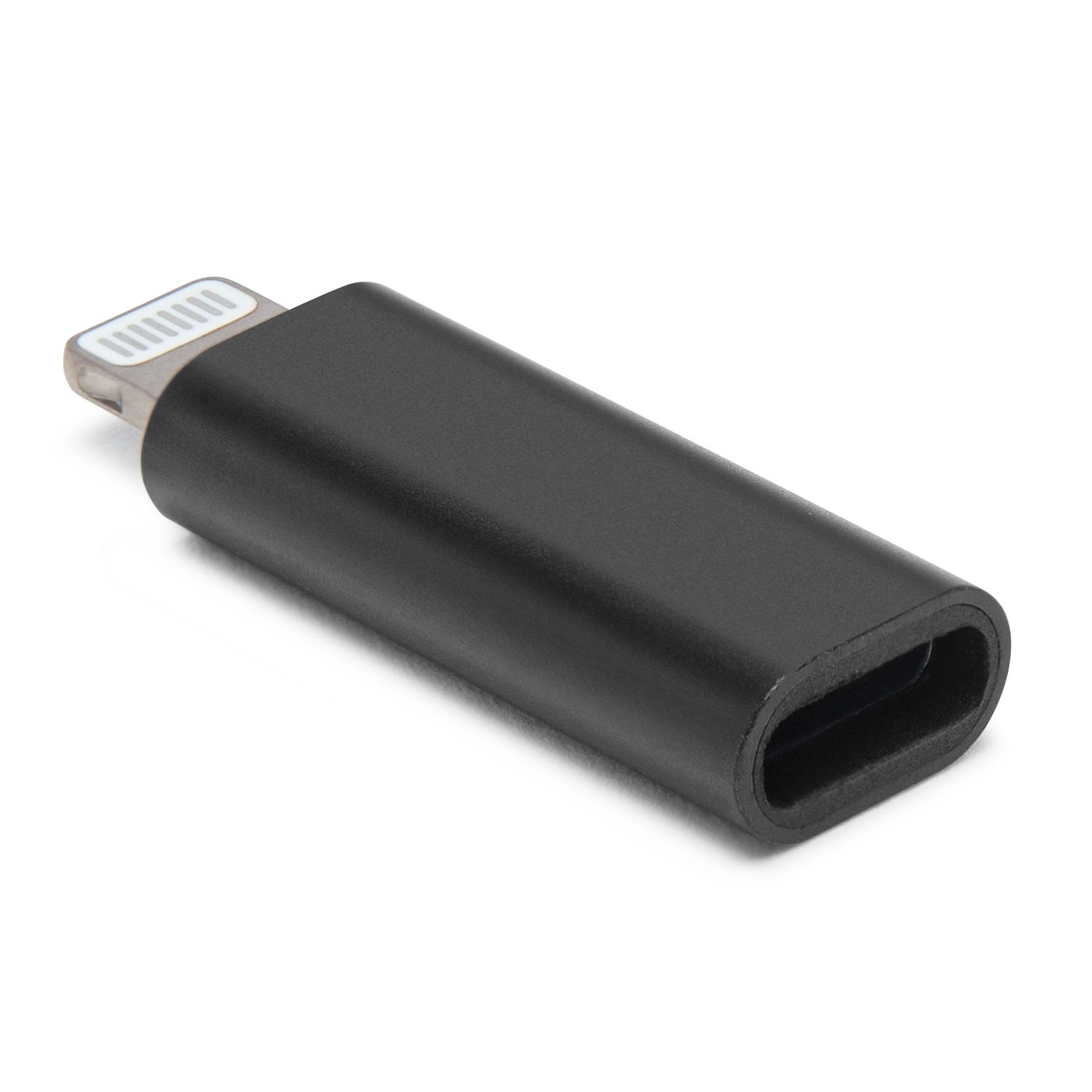 Linocell USB-C til Lightning-adapter Svart