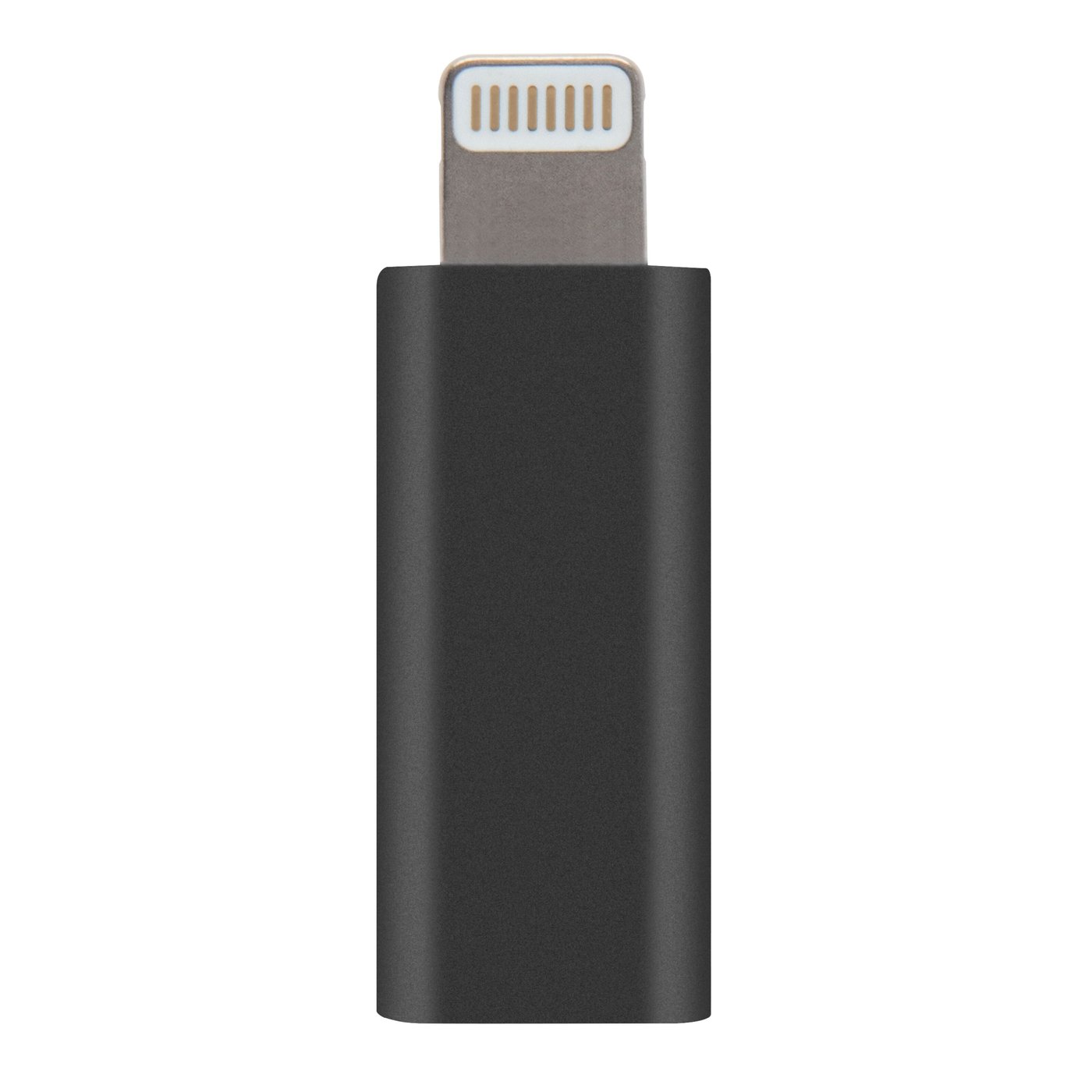 Linocell USB-C til Lightning-adapter Svart