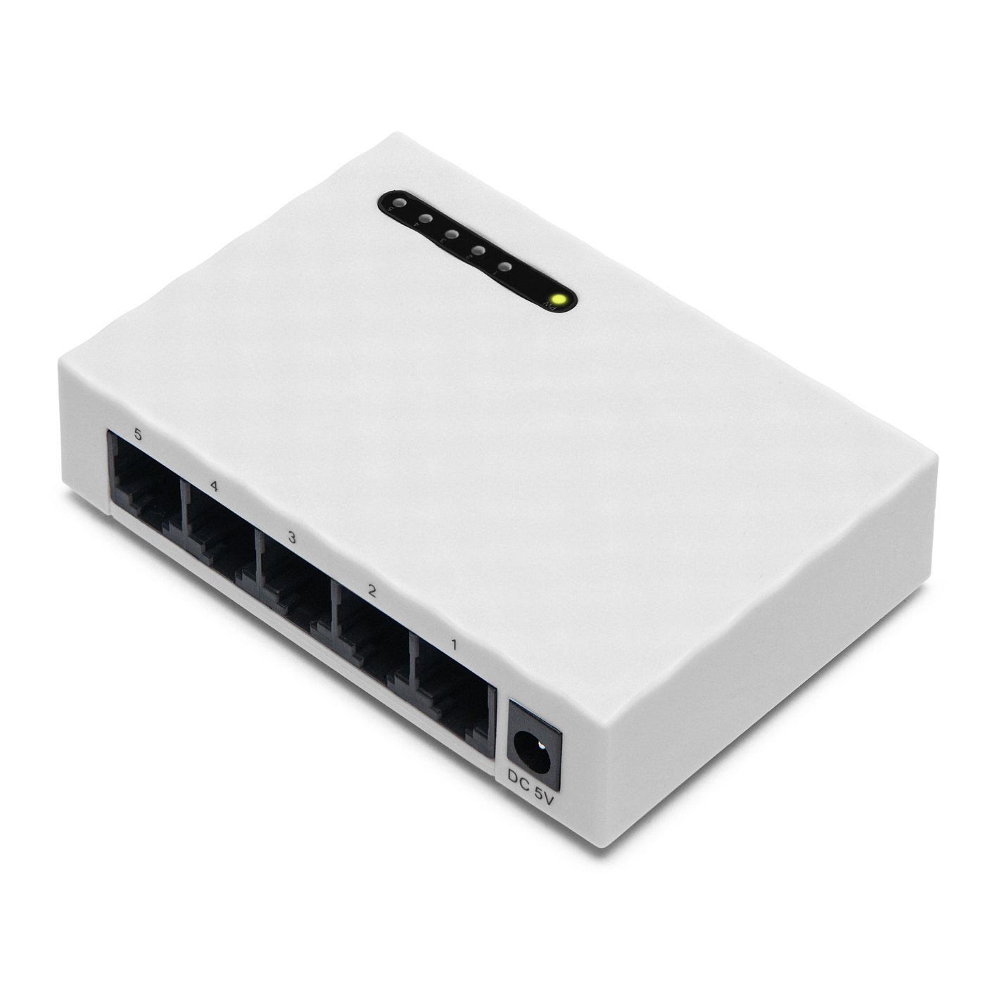 Plexgear Gigabitswitch CA103 med 5 portar (Gen. 2)