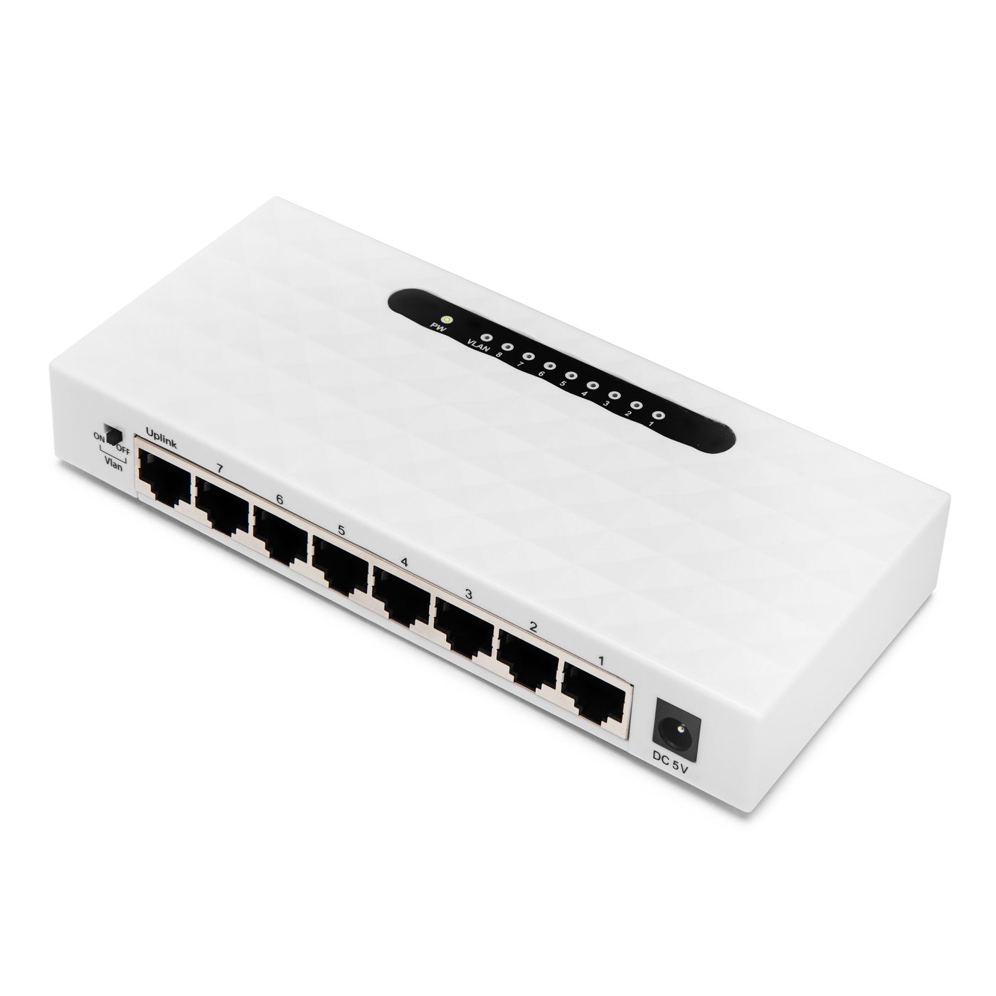 Plexgear CA104 Gigabitswitch 8-portar Gen.2