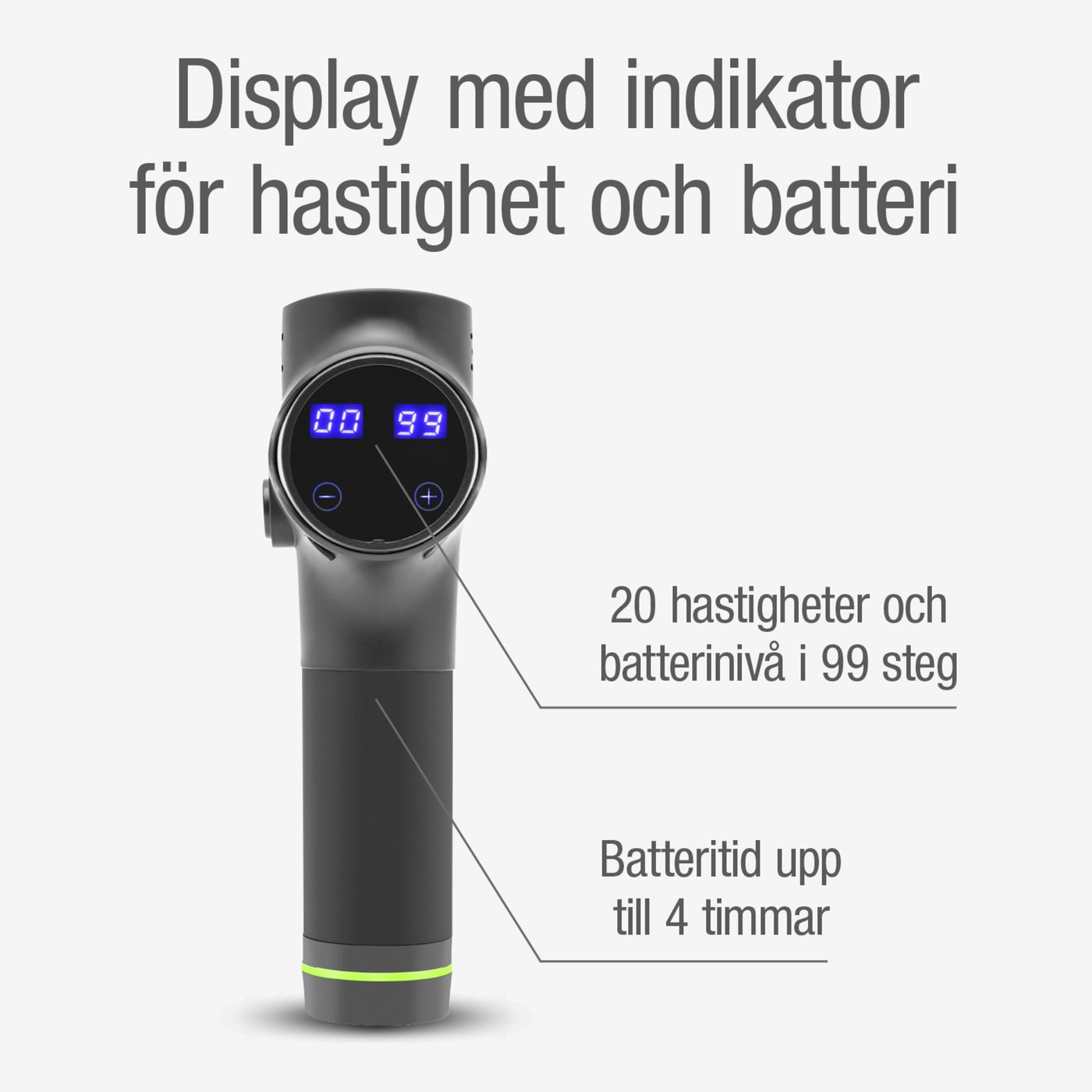 Rubicson Recovery massagepistol USB-C