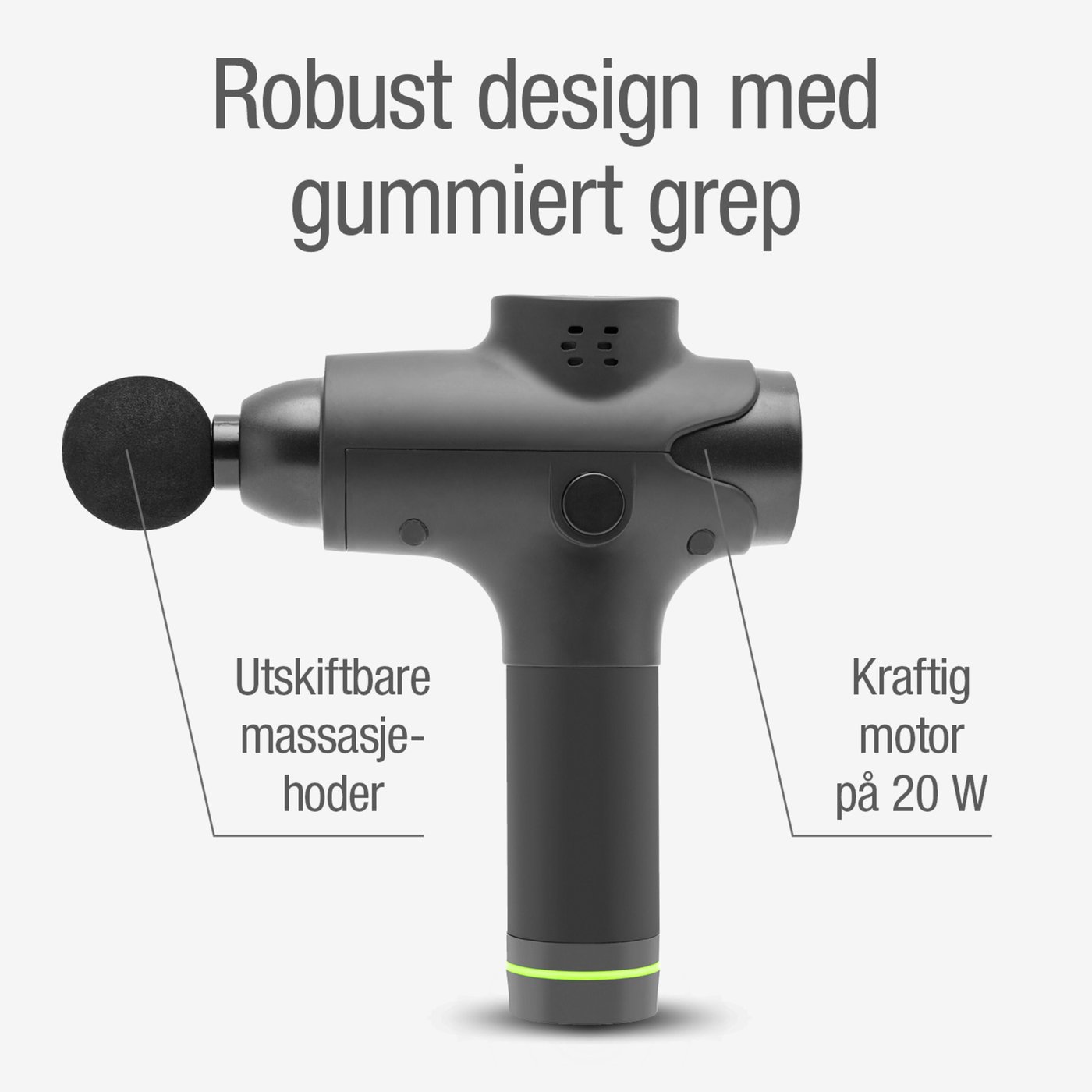 Rubicson Recovery Massasjepistol USB-C