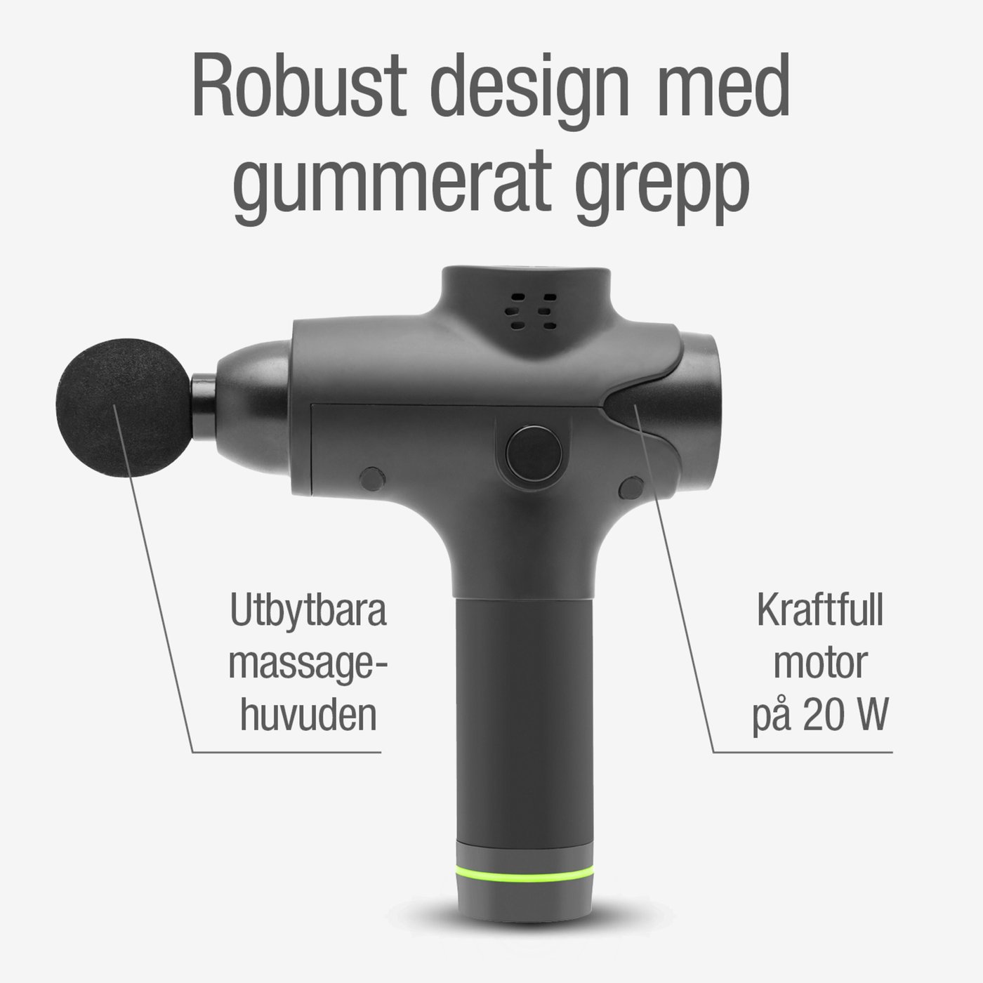 Rubicson Recovery massagepistol USB-C