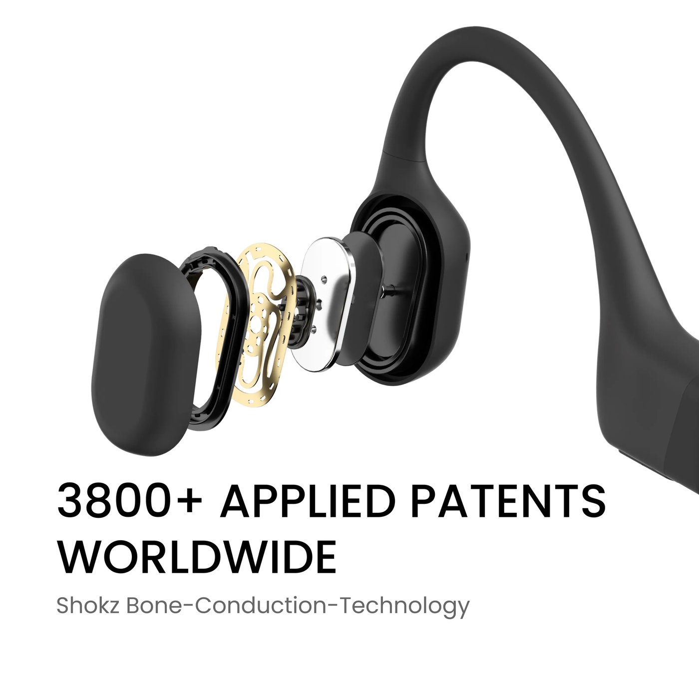 Shokz OpenRun Mini Trådløse hodetelefoner med USB-C