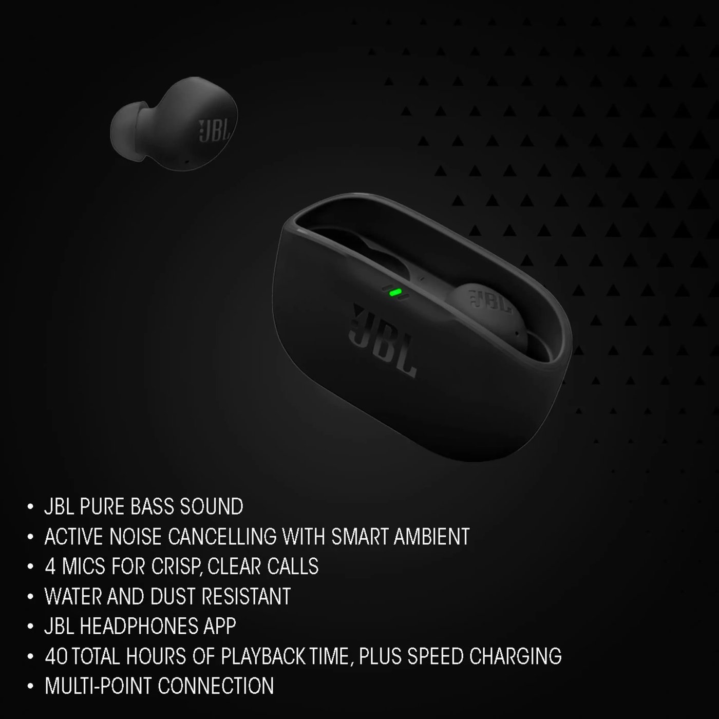 JBL Wave Buds 2 Svart
