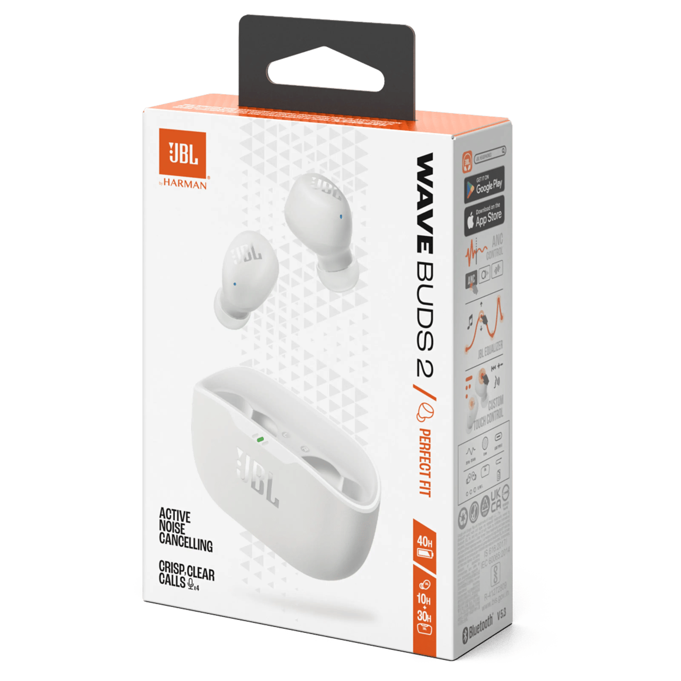 JBL Wave Buds 2 Hvit