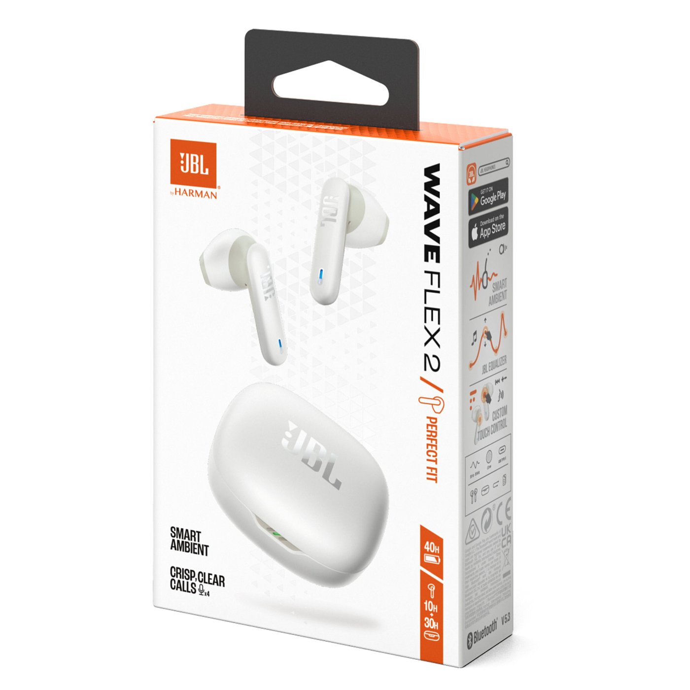 JBL Wave Flex 2 Hvit