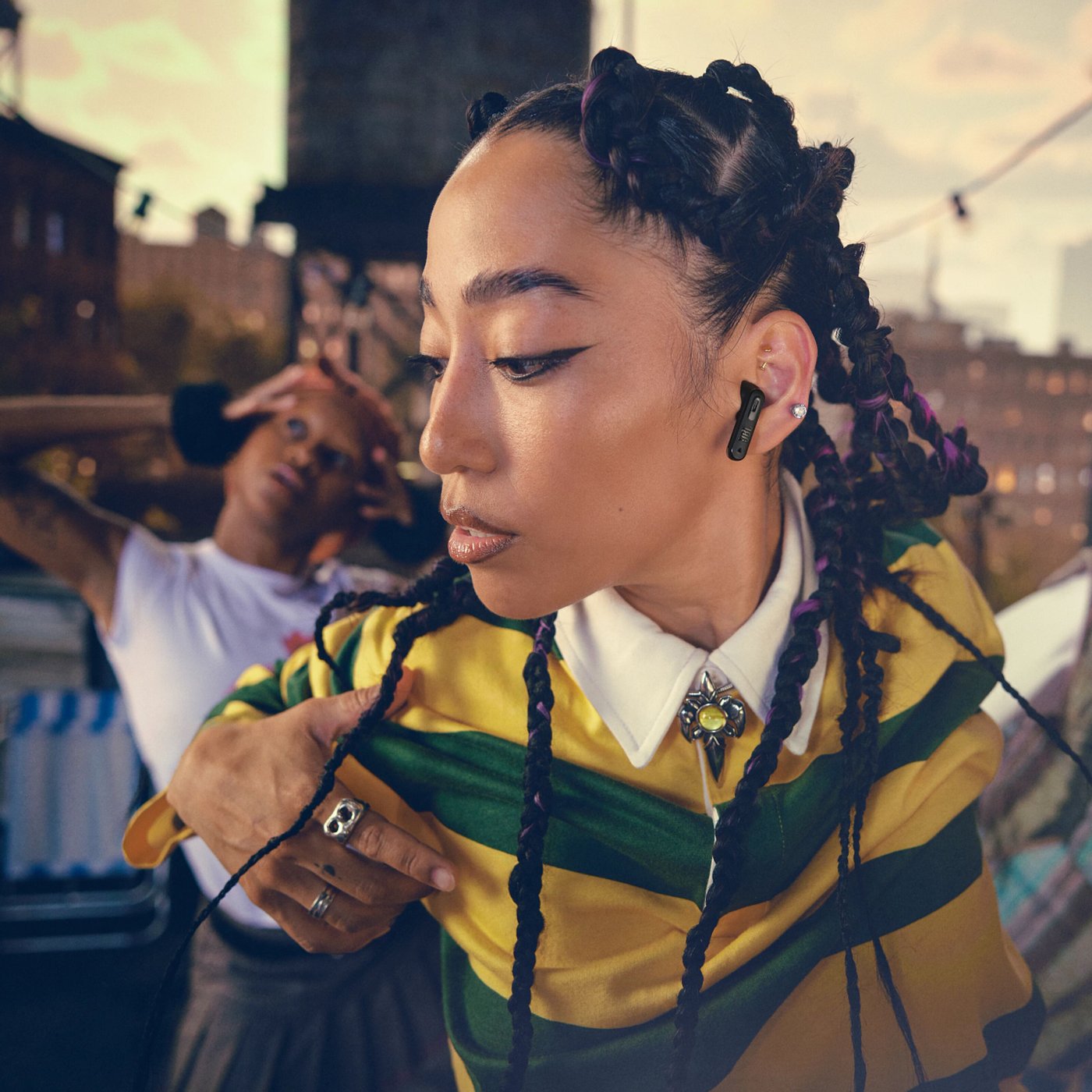 JBL Tune Beam 2 Svart