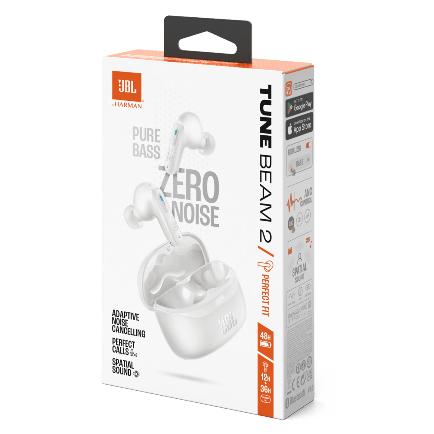 JBL Tune Beam 2 Hvit