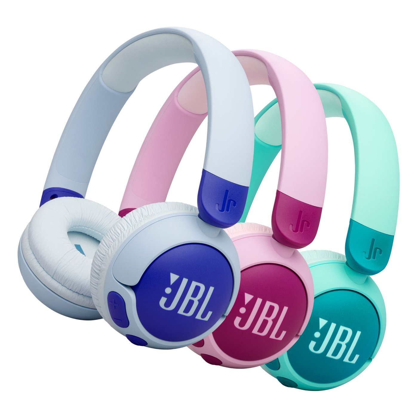 JBL JR320BT Trådlösa hörlurar med volymbegränsning Blå