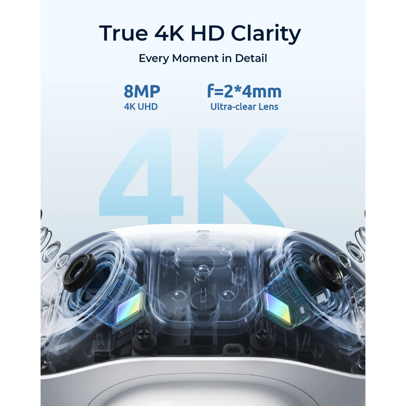 Reolink Argus 4 Pro Trådløst 4K-overvåkingskamera