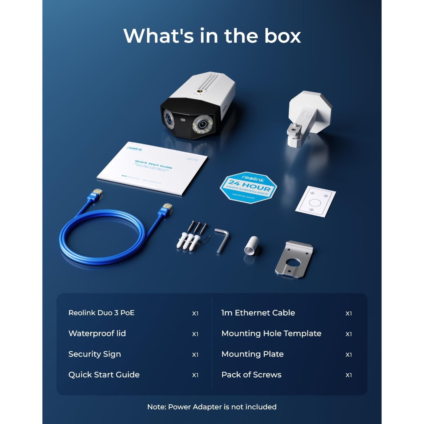 Reolink Duo 3 PoE 16 MP övervakningskamera