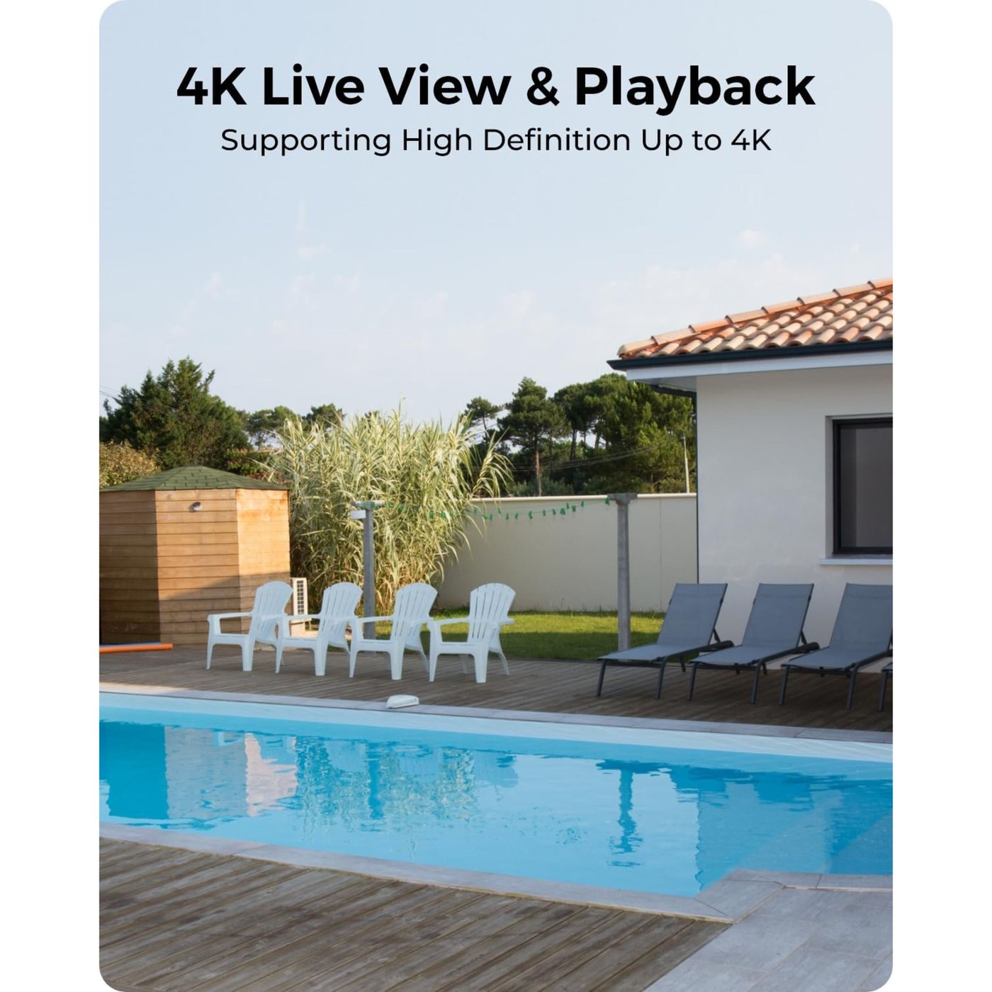 Reolink Home Hub med 2x Argus 3 Ultra 4K-kamera