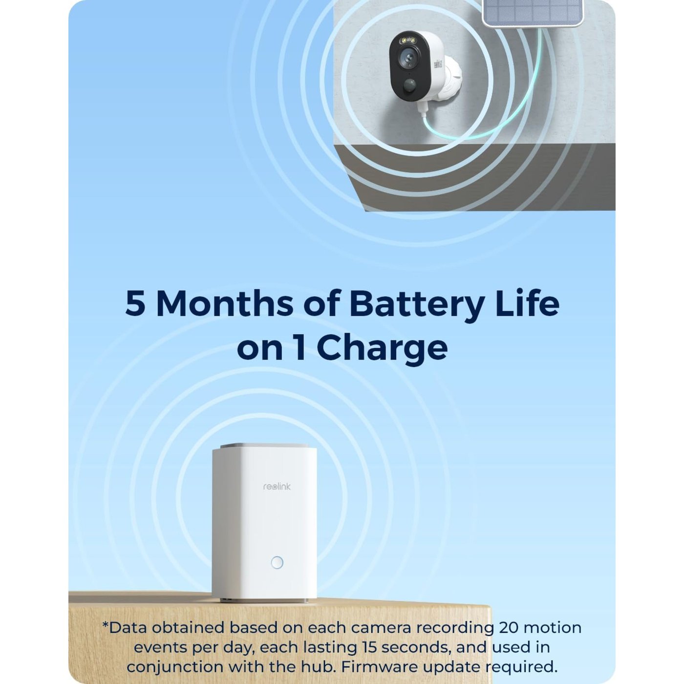 Reolink Home Hub med 2x Argus 3 Ultra 4K-kamera