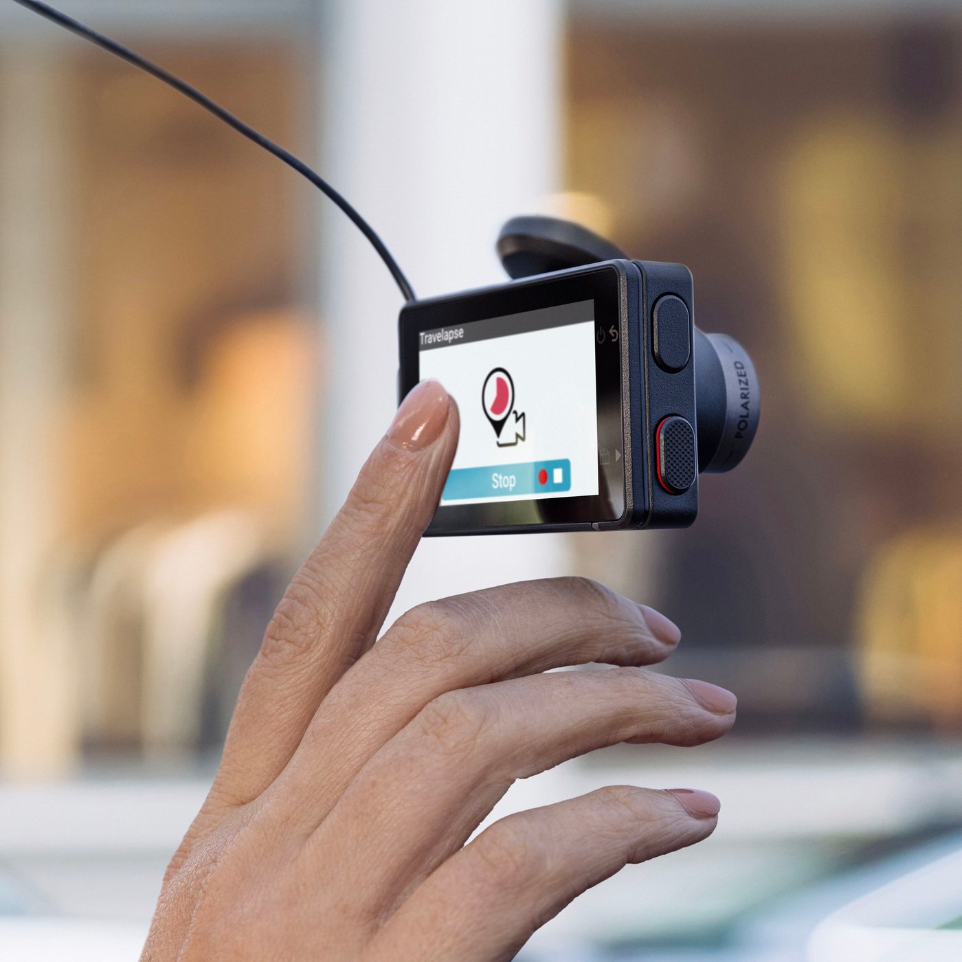 Garmin Dash Cam X210 Quad HD-bilkamera med skärm