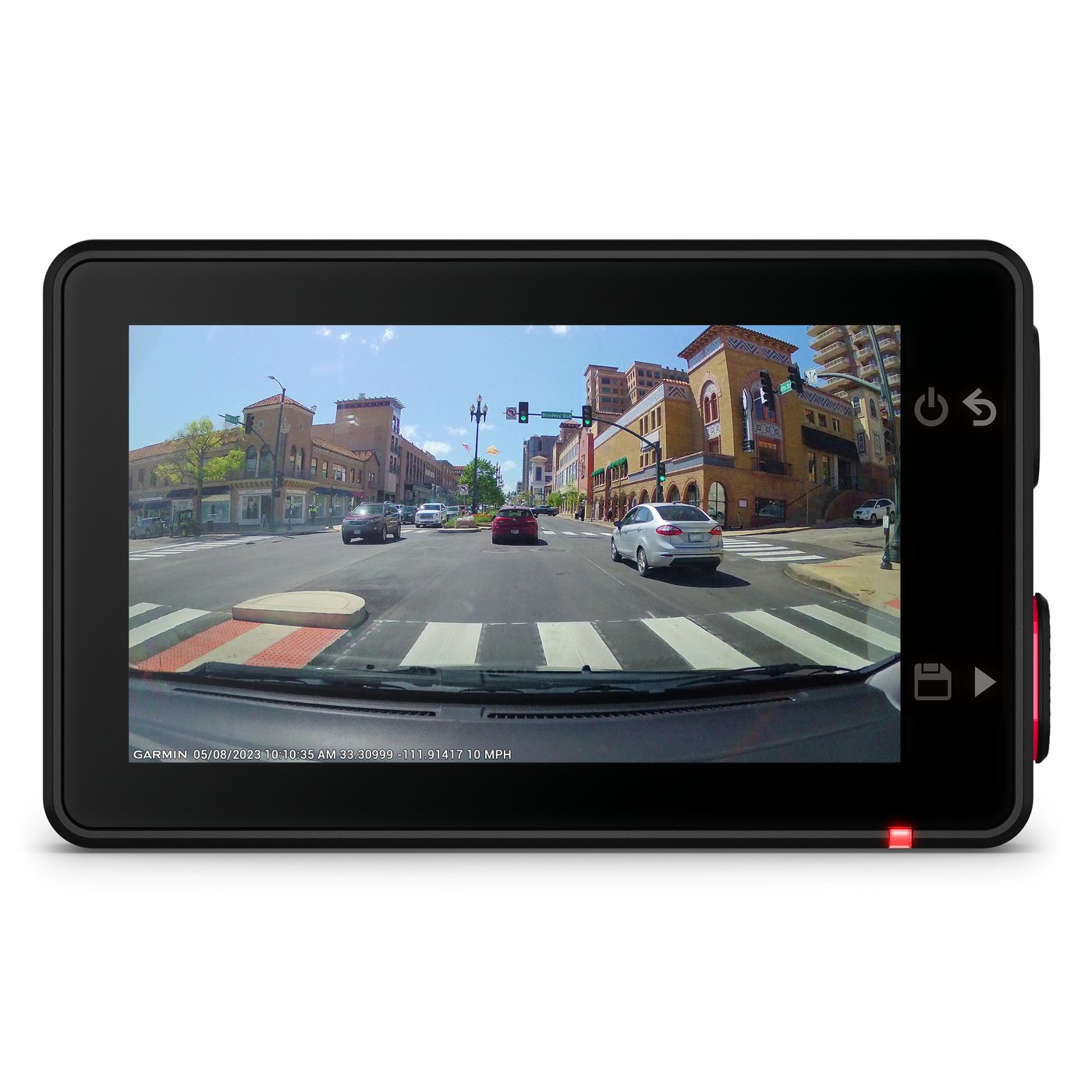 Garmin Dash Cam X310 4K-bilkamera med pekskärm