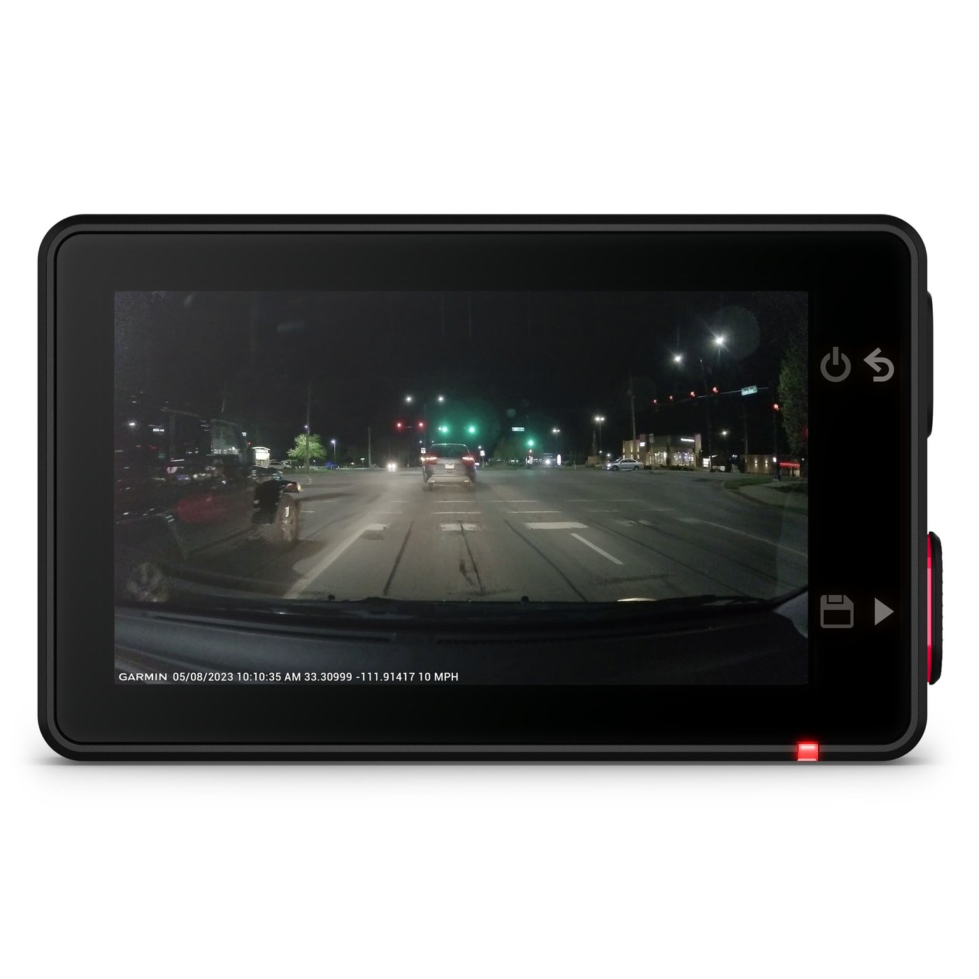 Garmin Dash Cam X310 4K-bilkamera med pekskärm