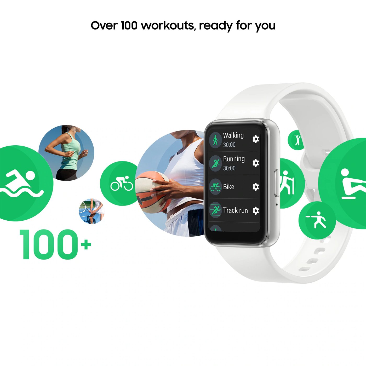 Samsung Galaxy Fit 3 Sølvfarget