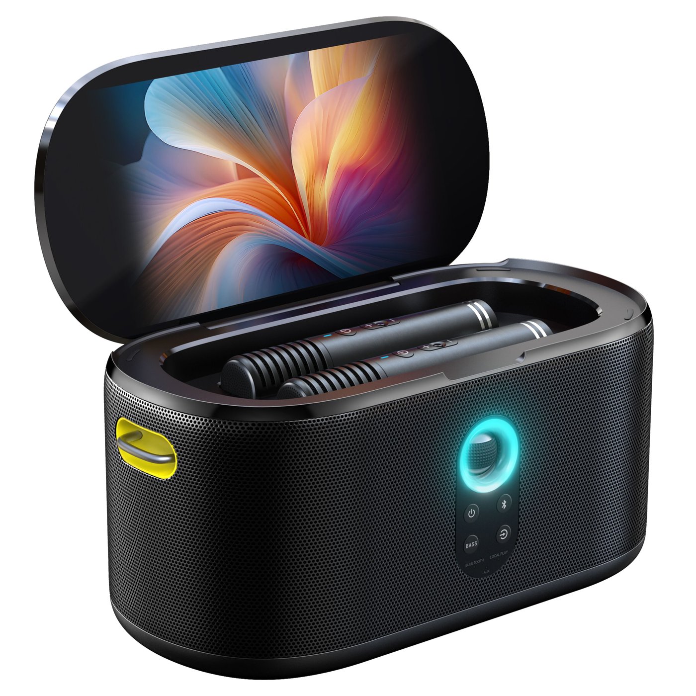 Ikarao Shell S1 Bärbar karaokemaskin med 10,1" HD-skärm