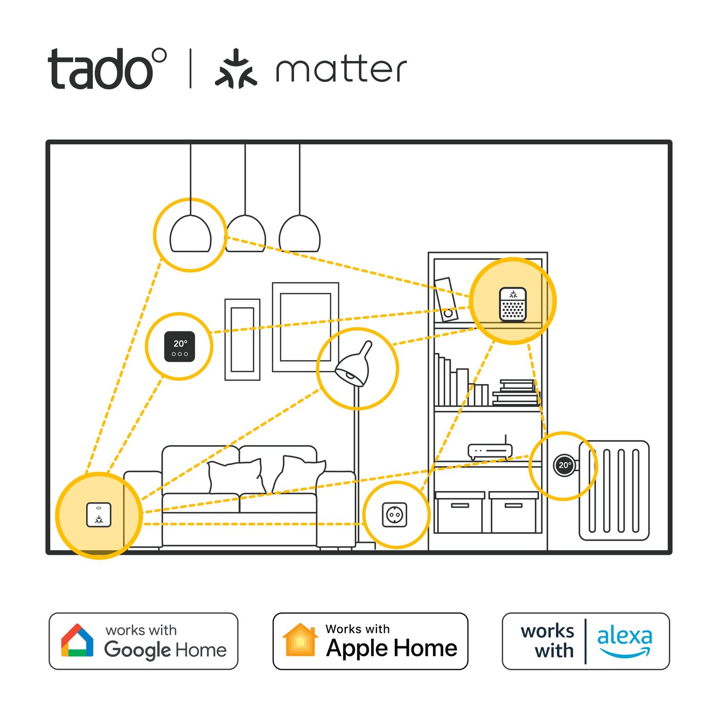 tado Smart Radiator Thermostat X 4-pk.
