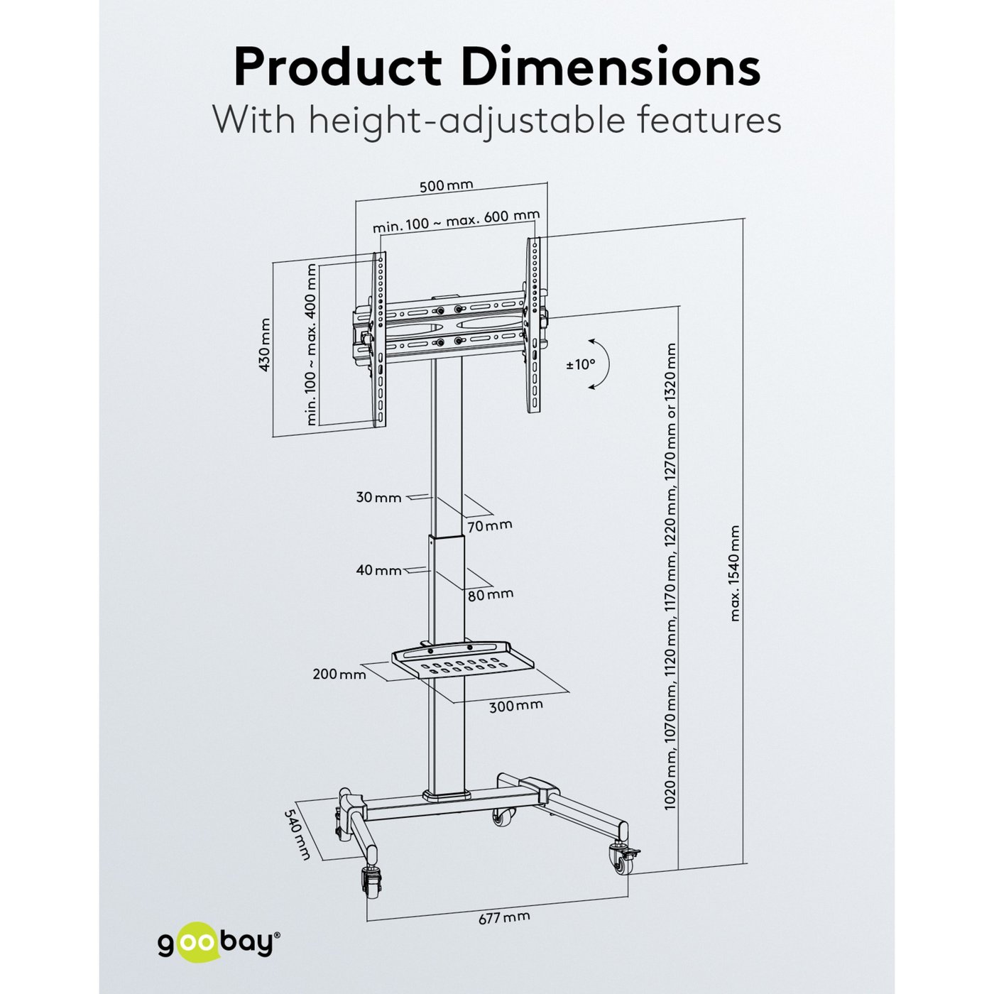 TV Presentasjon Stativ