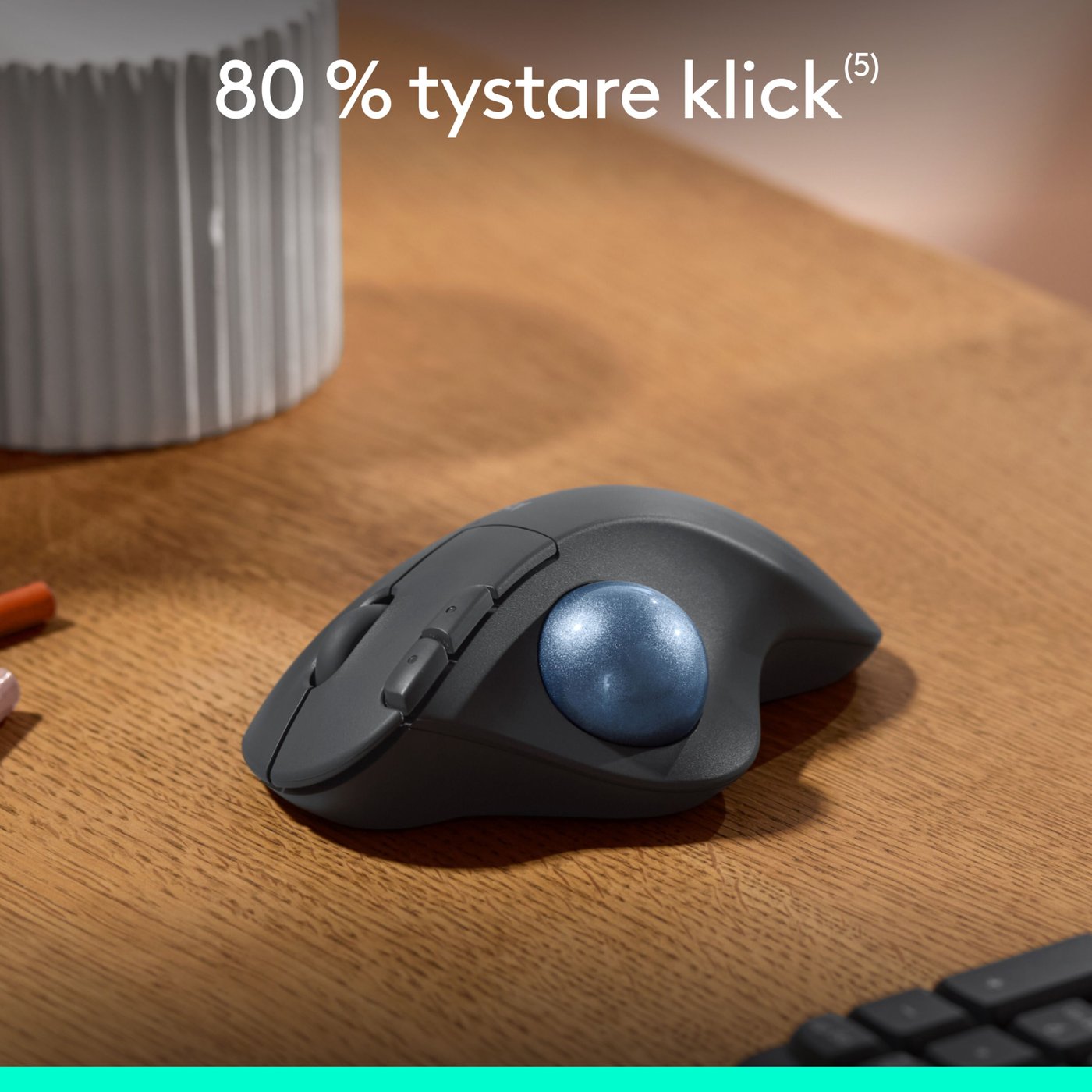 Logitech Ergo M575S Trådlös mus med styrkula