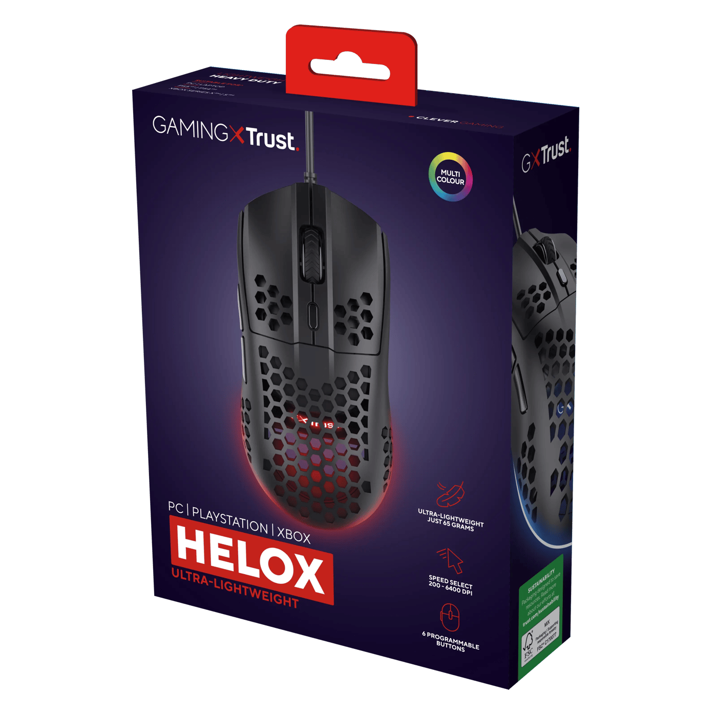GXTrust Helox GXT928 Lightweight Svart