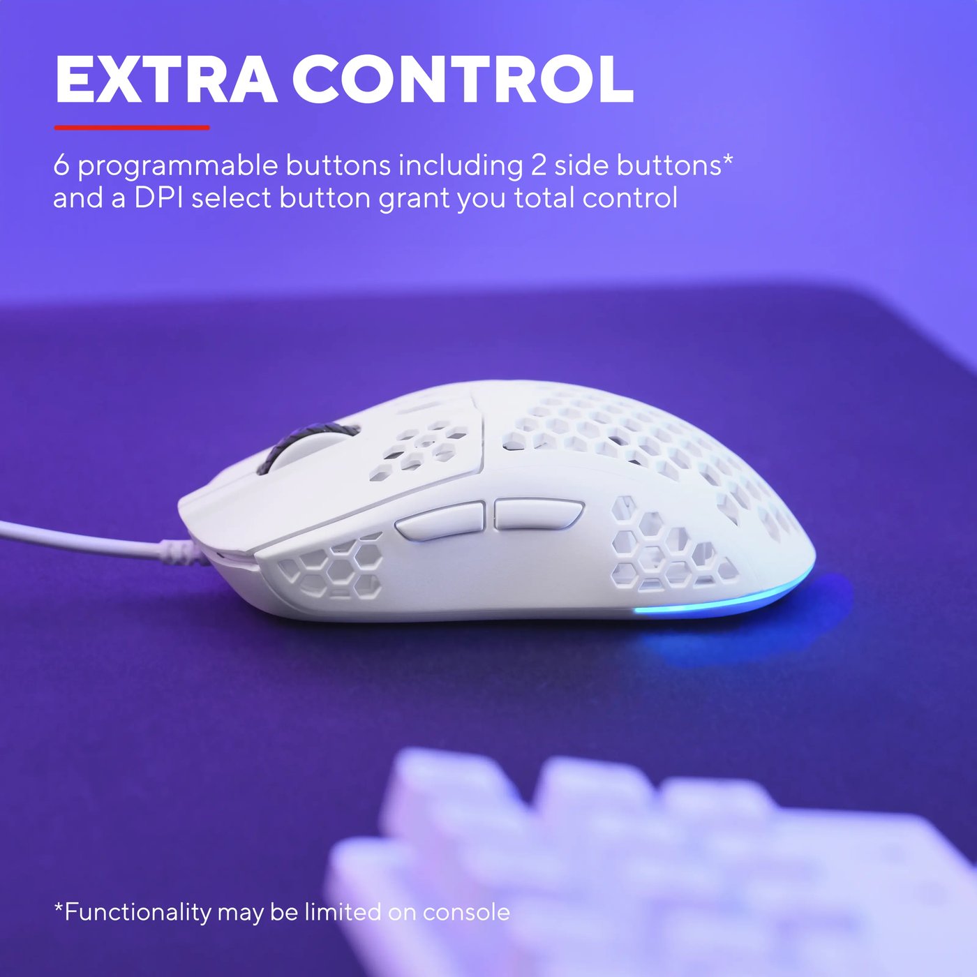 GXTrust GXT928 Helox Ultra-lightweight Gaming Mouse Hvit