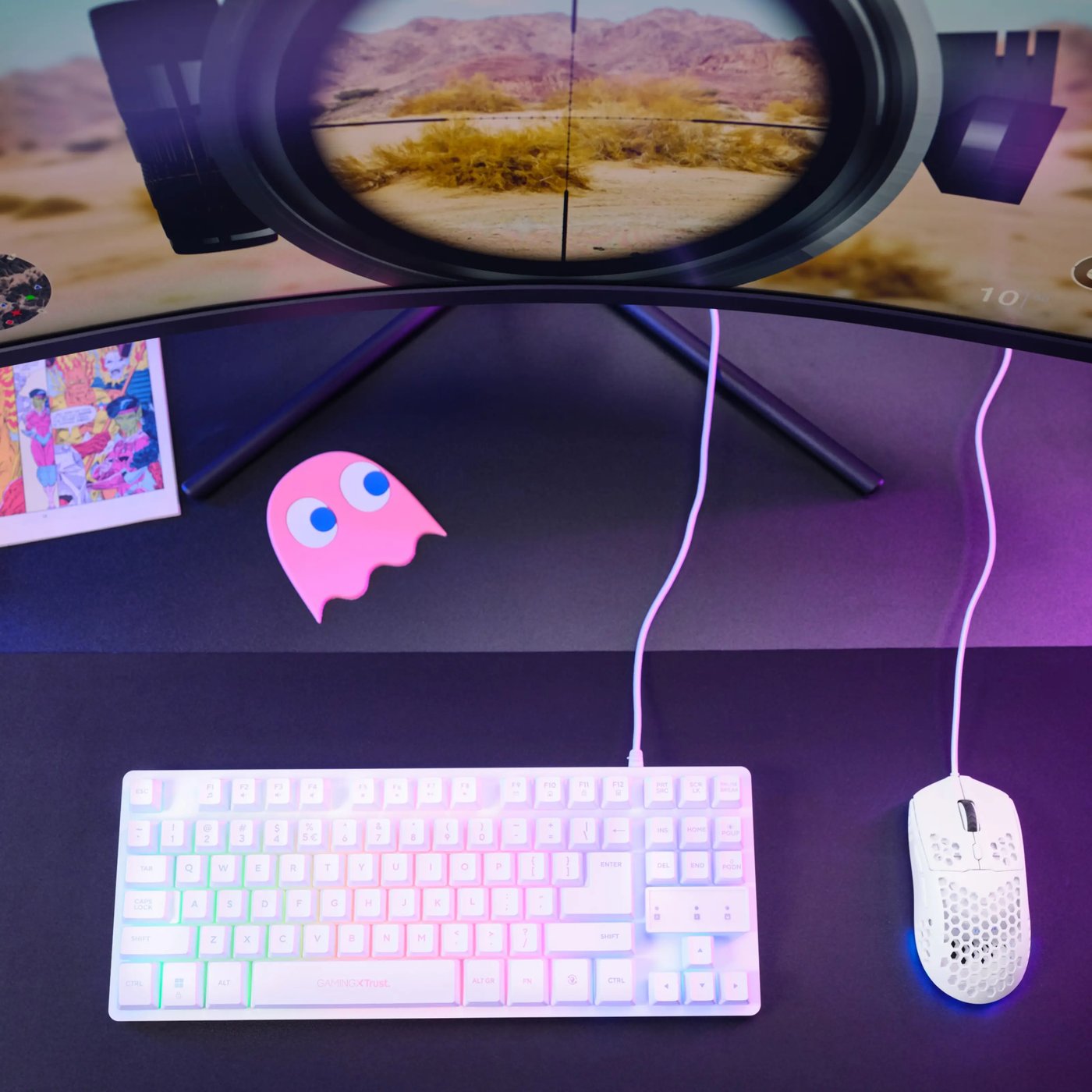 GXTrust GXT928 Helox Ultra-lightweight Gaming Mouse Hvit