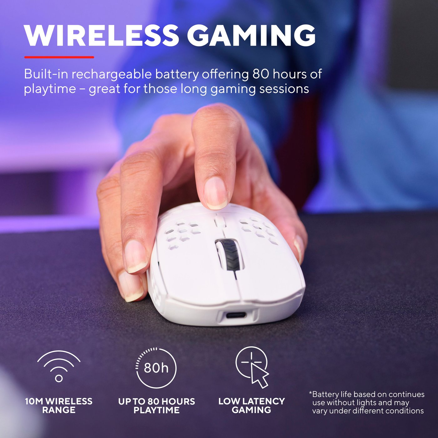 Trust Helox GXT929 Wireless Vit