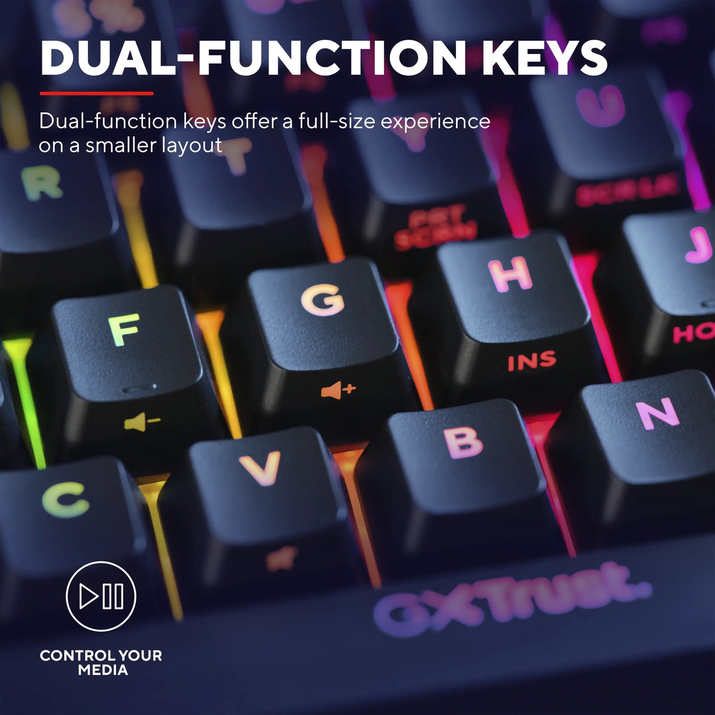 GXTrust Acira GXT867 Tastatur 60 %
