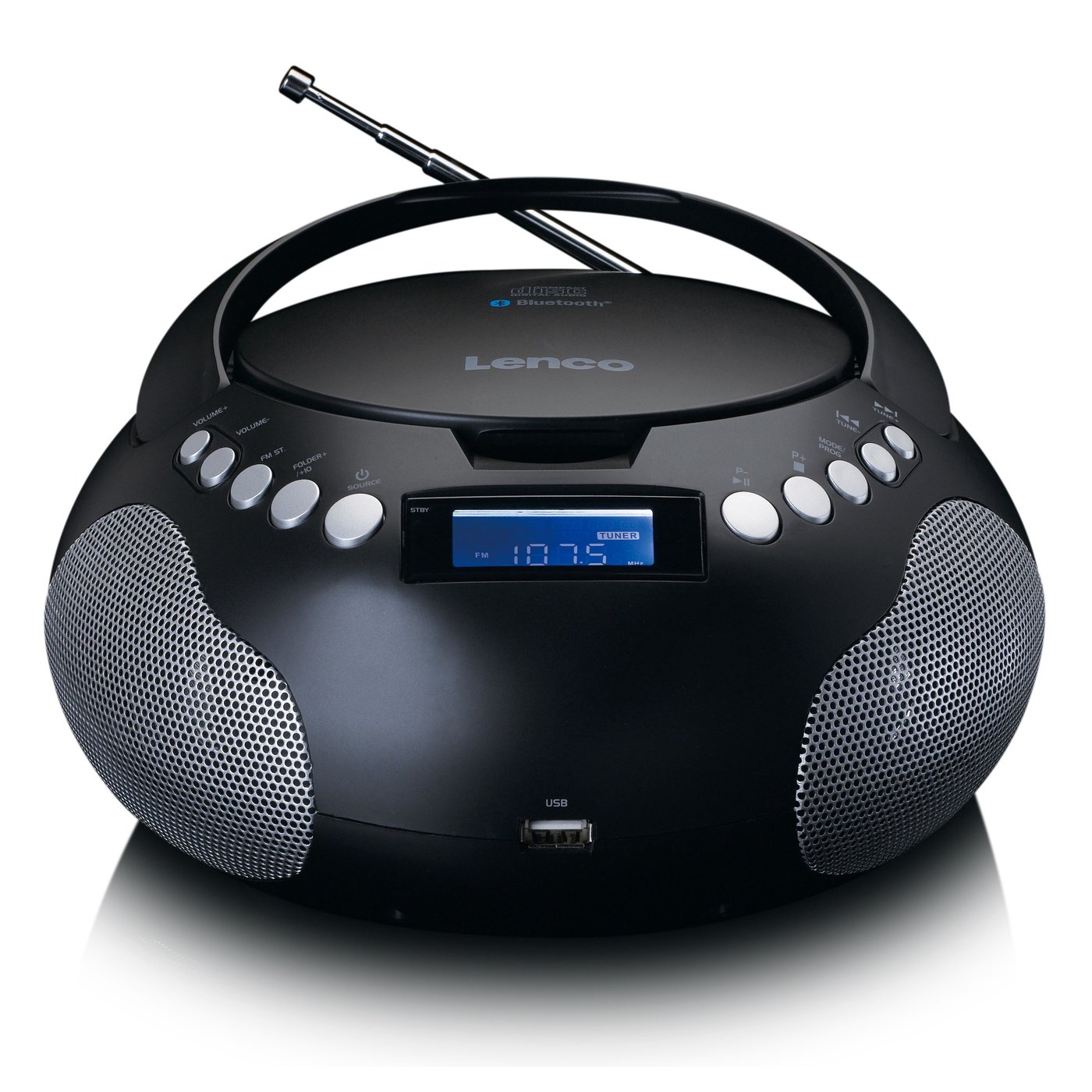 Lenco Bärbar CD-spelare Lenco SCD-331 Svart