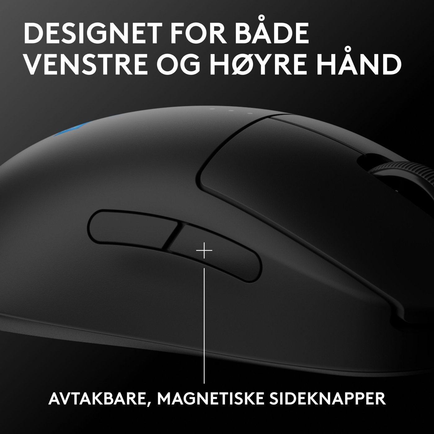 Logitech G Pro 2 Trådløs gamingmus for proffer Svart