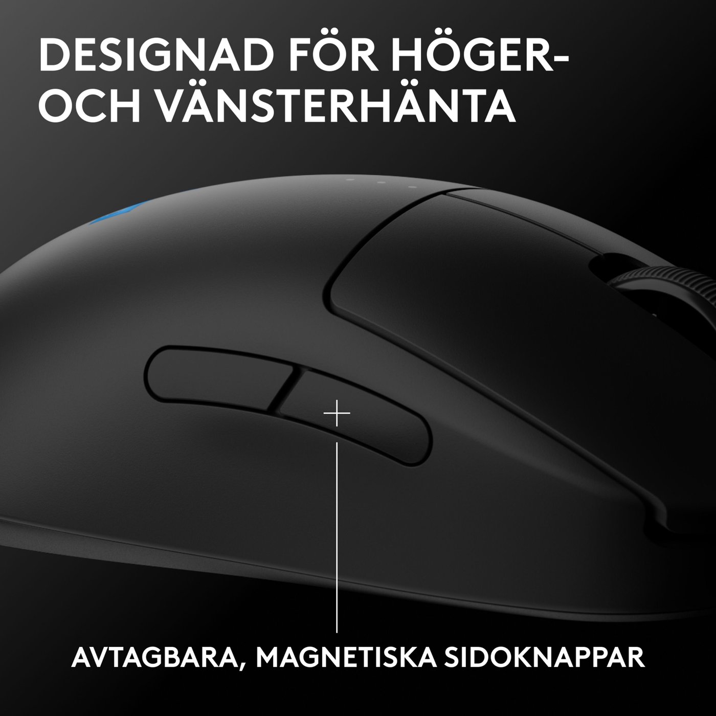 Logitech G Pro 2 Trådlös gaming-mus för proffs Svart
