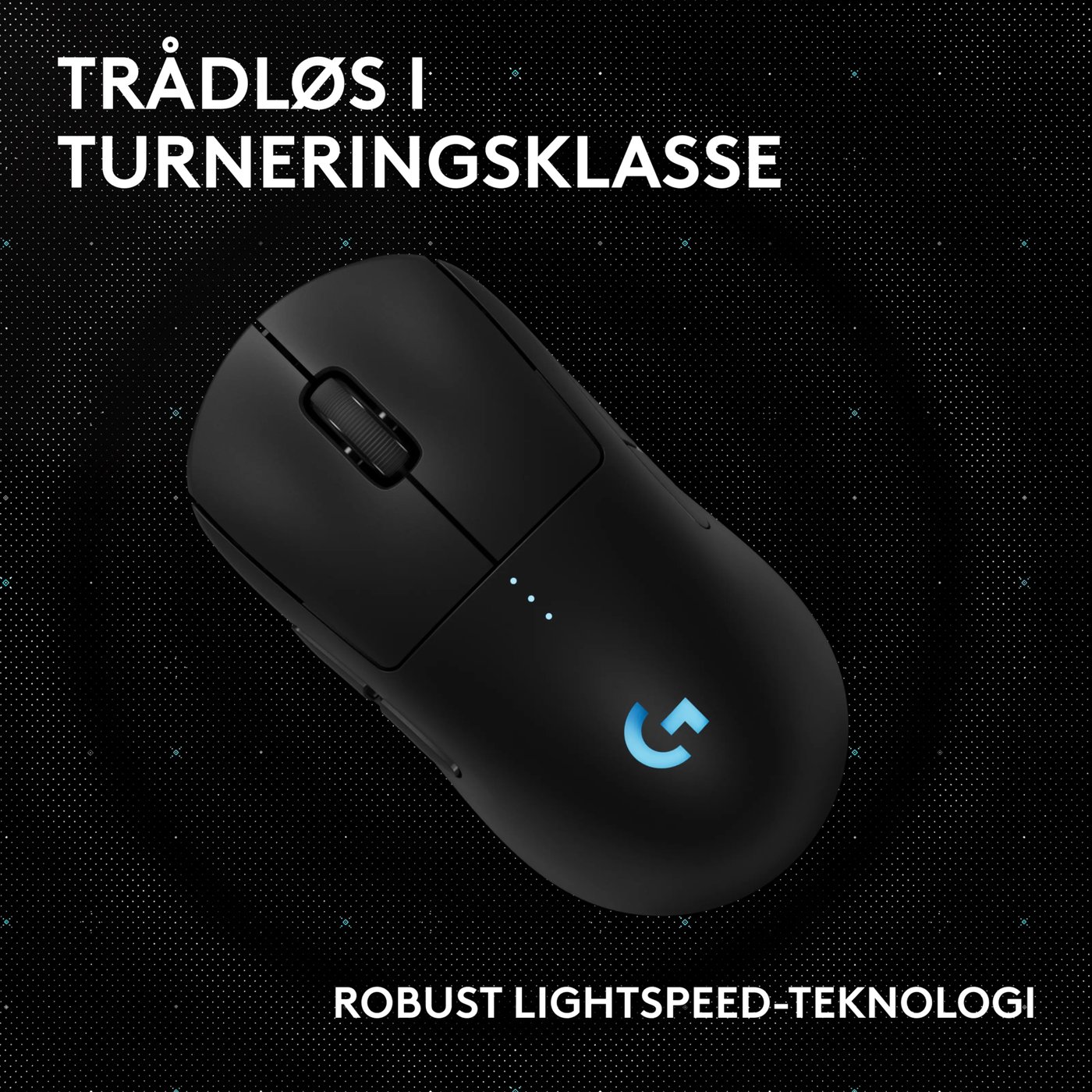 Logitech G Pro 2 Trådløs gamingmus for proffer Svart