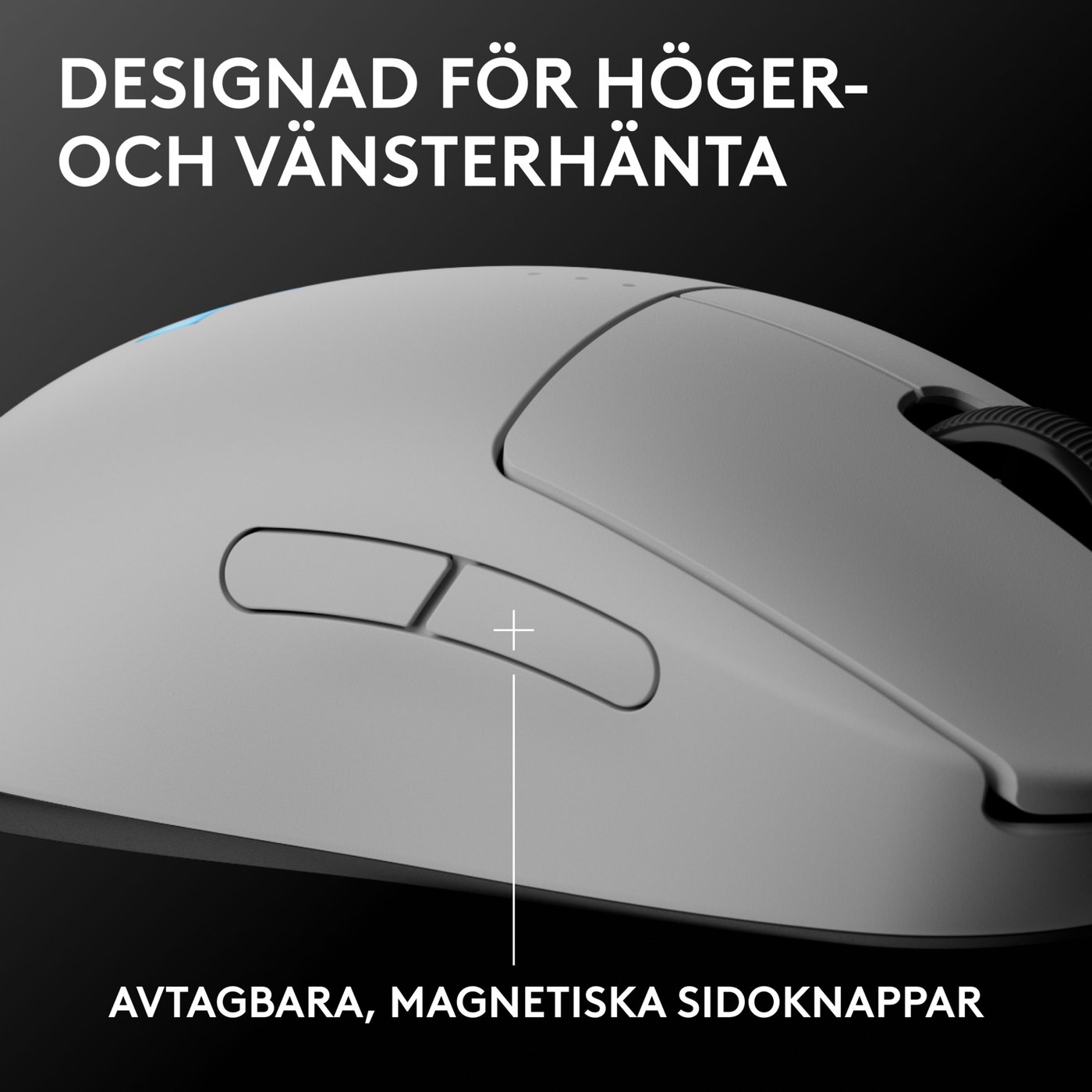 Logitech G Pro 2 Trådlös gaming-mus för proffs Vit